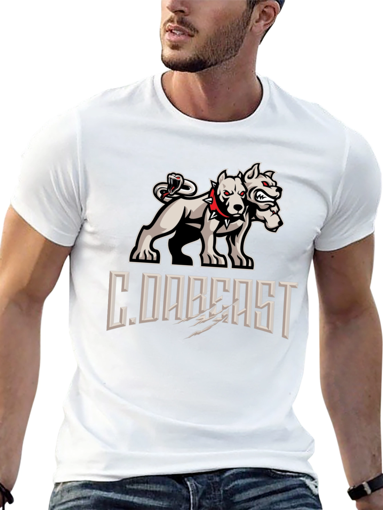 C. DABEAST T-Shirt: Graphic Print