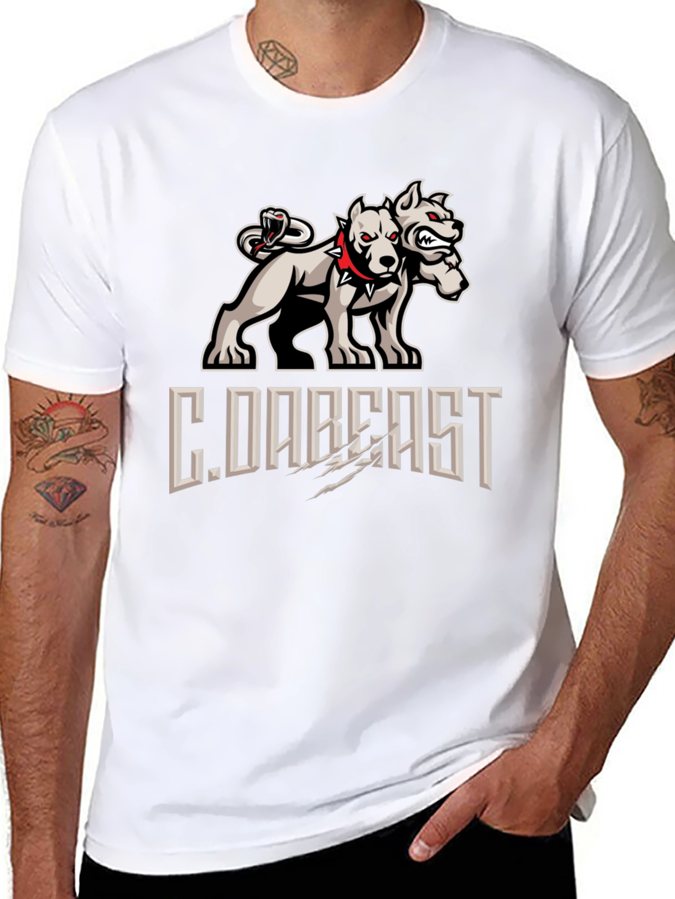 C. DABEAST T-Shirt: Graphic Print