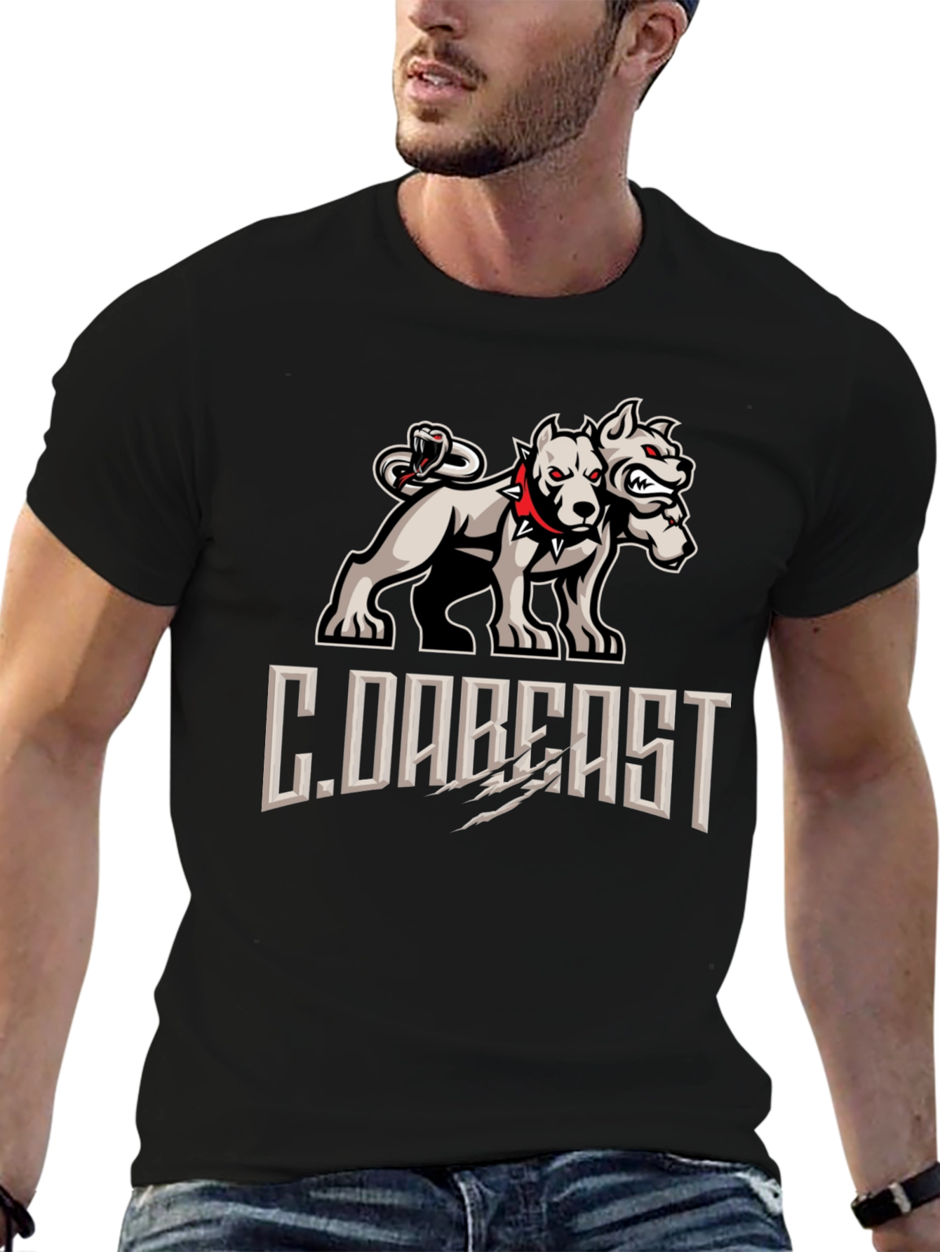 C. DABEAST T-Shirt: Graphic Print