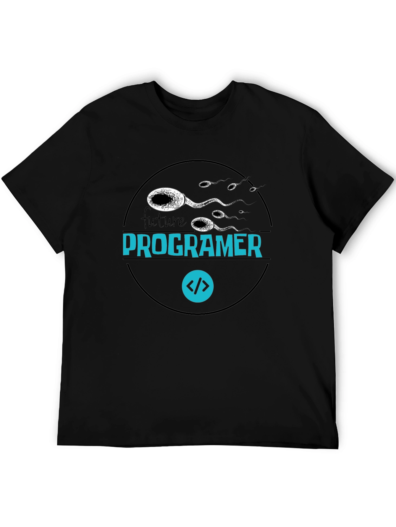 Future Programmer Black T-Shirt - Code Design