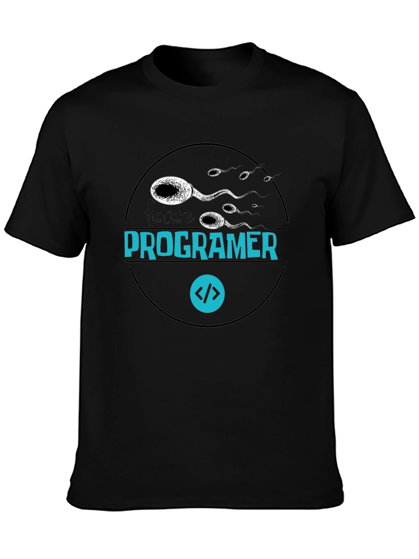 Future Programmer Black T-Shirt - Code Design