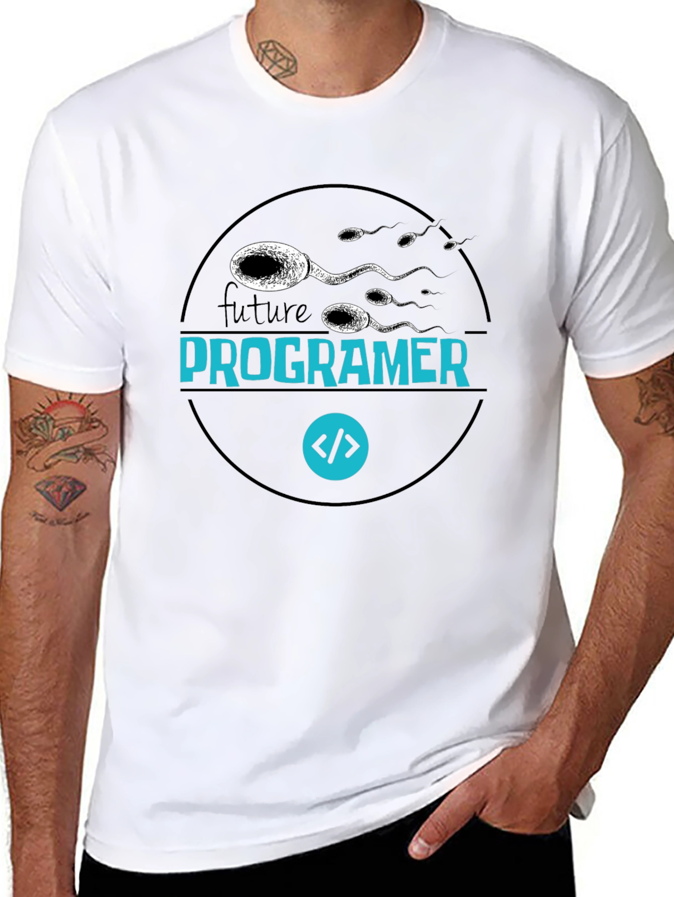 Future Programmer Black T-Shirt - Code Design