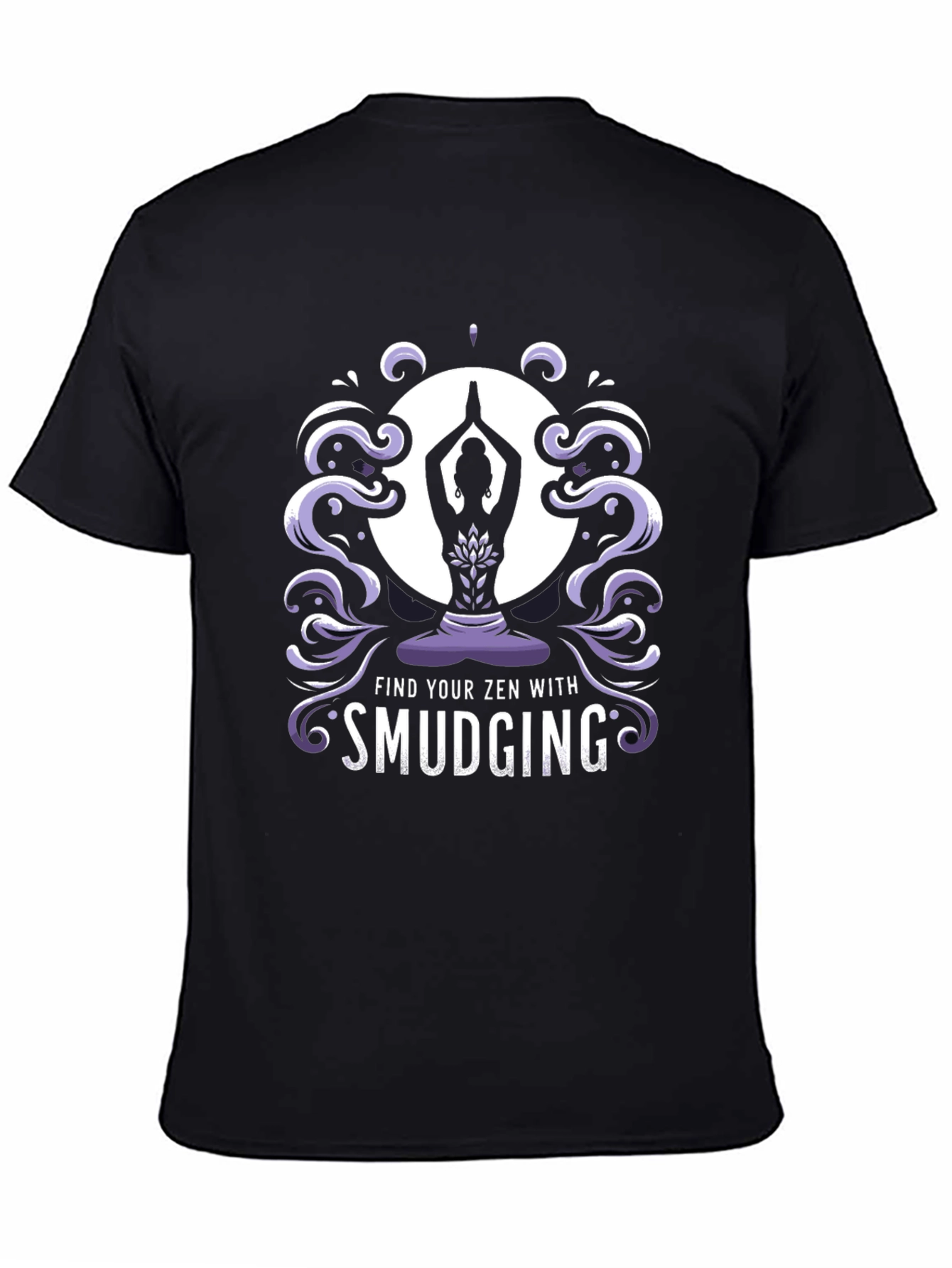 Zen Smudging Graphic Tee - Find Your Inner Peace
