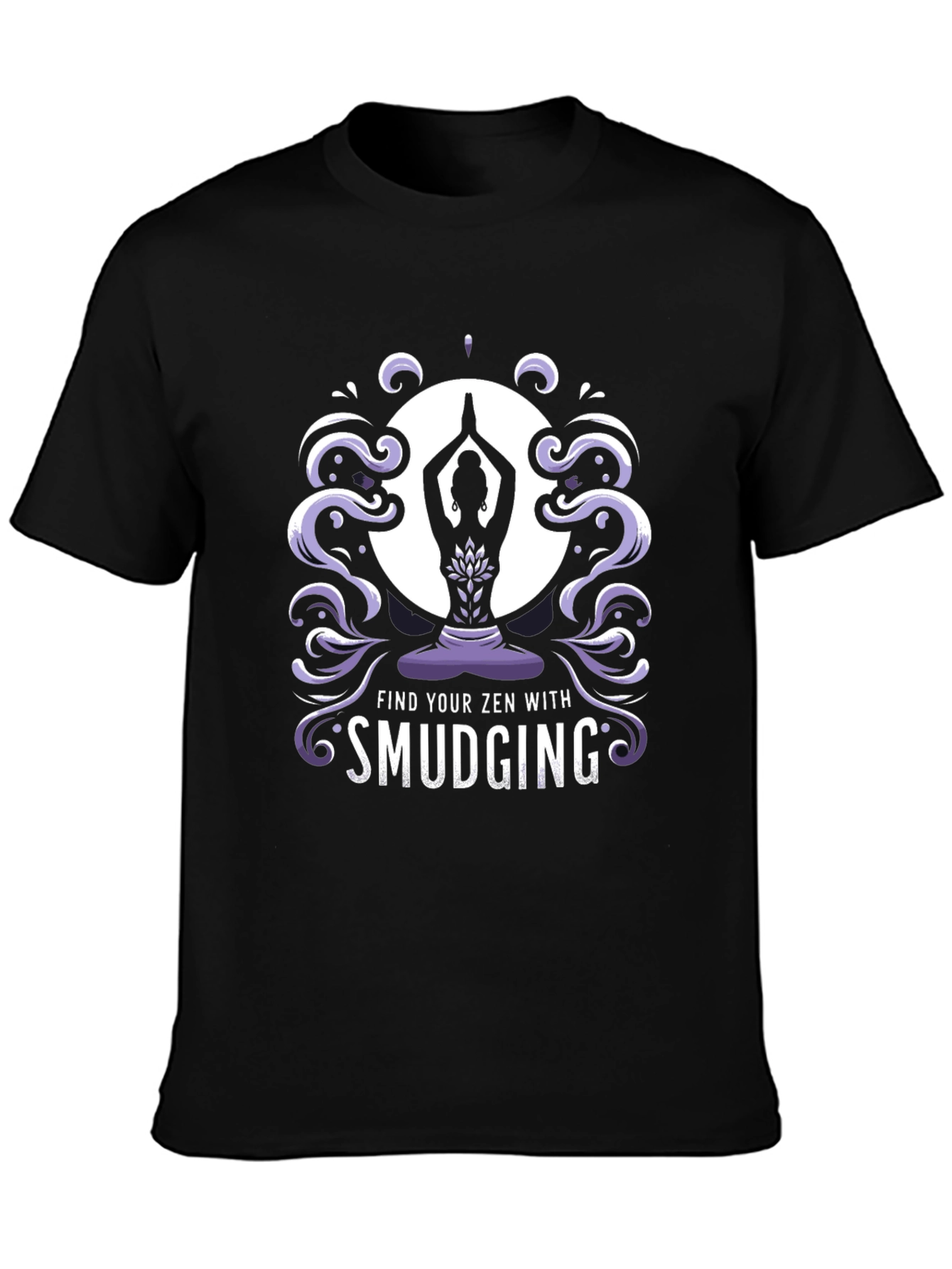 Zen Smudging Graphic Tee - Find Your Inner Peace