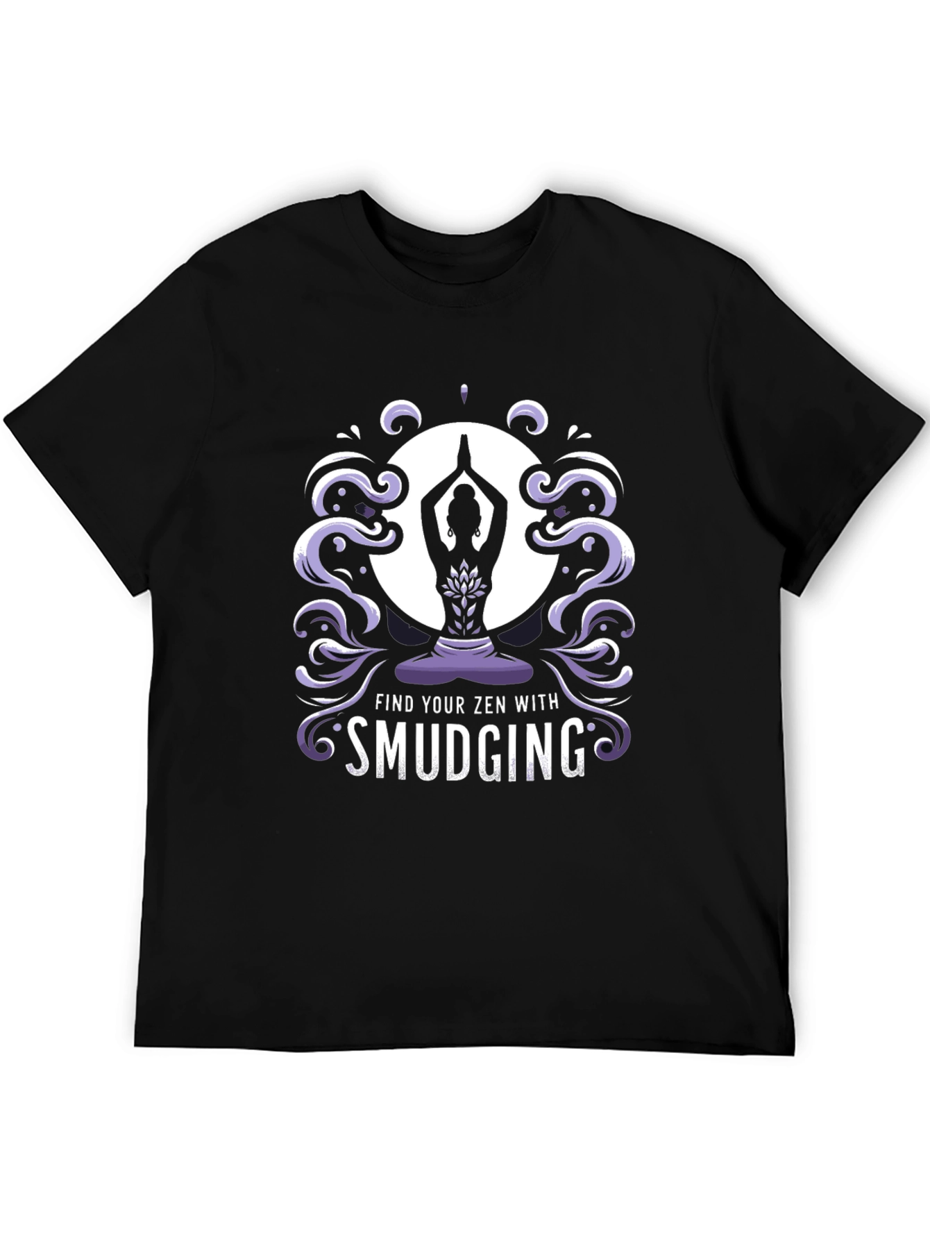 Zen Smudging Graphic Tee - Find Your Inner Peace