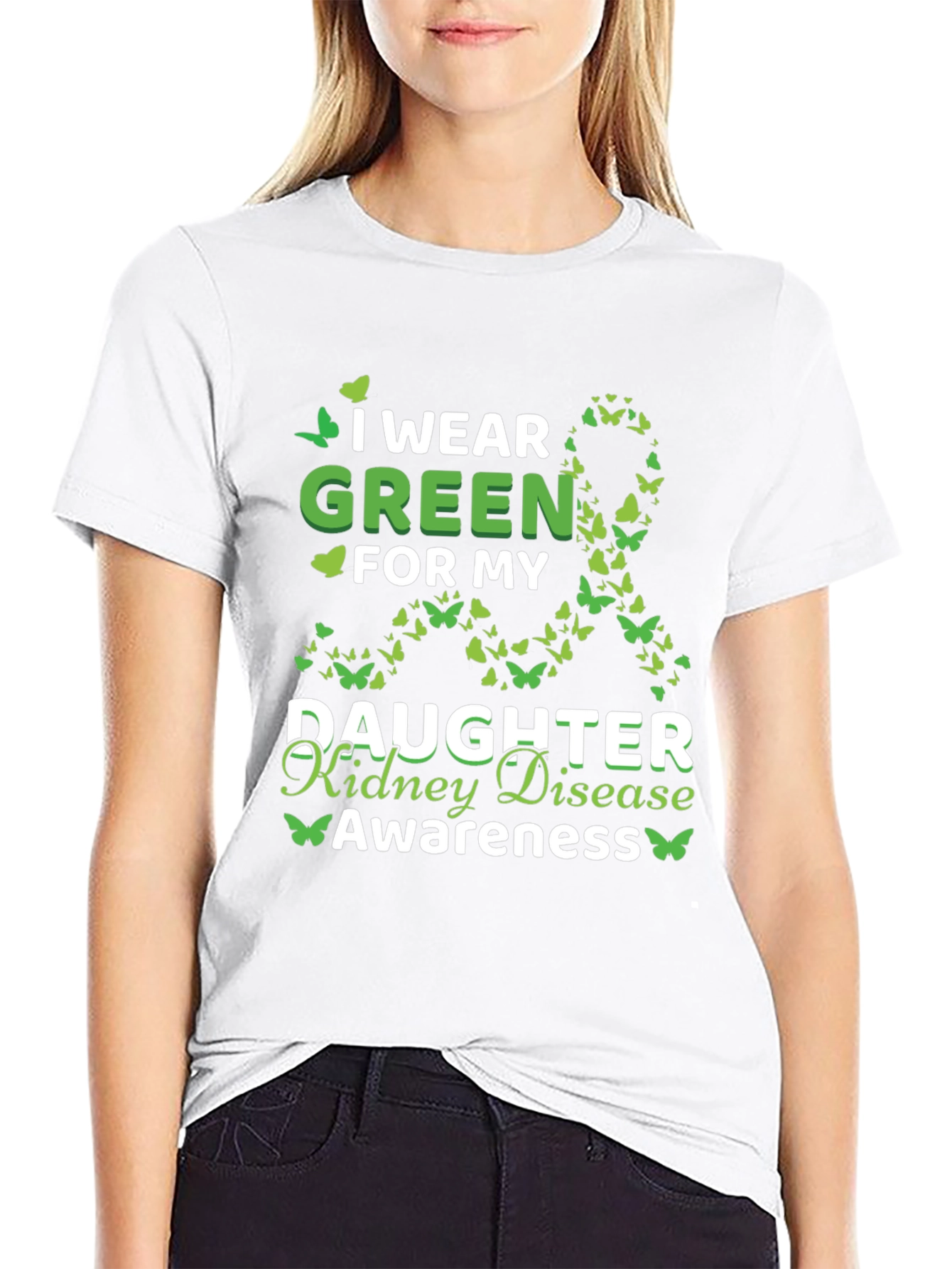 Green Kidney Disease Awareness T-Shirt