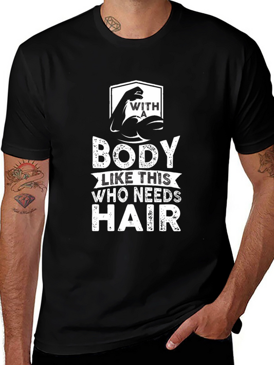 Funny Bald Bodybuilder T-Shirt