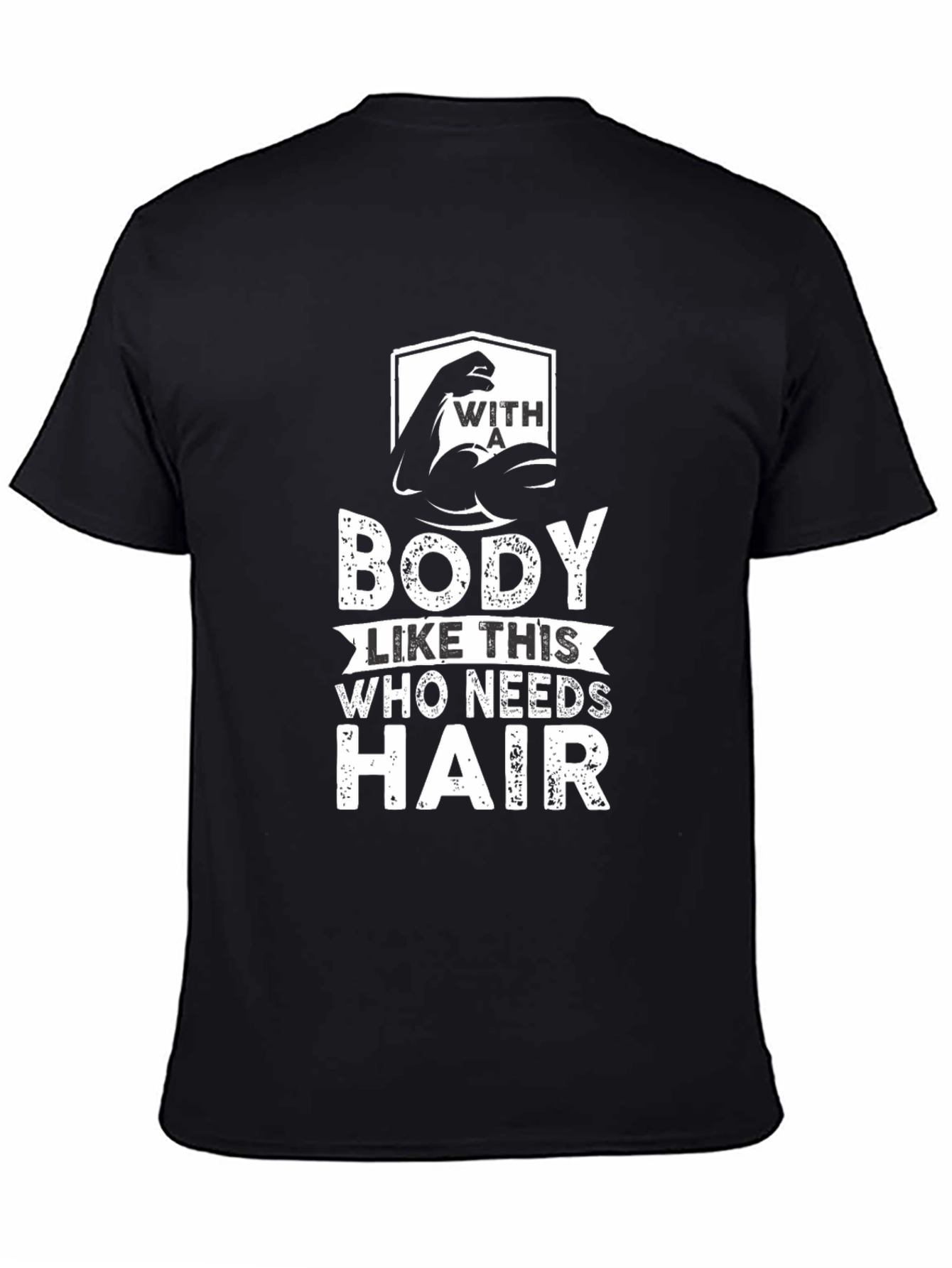 Funny Bald Bodybuilder T-Shirt
