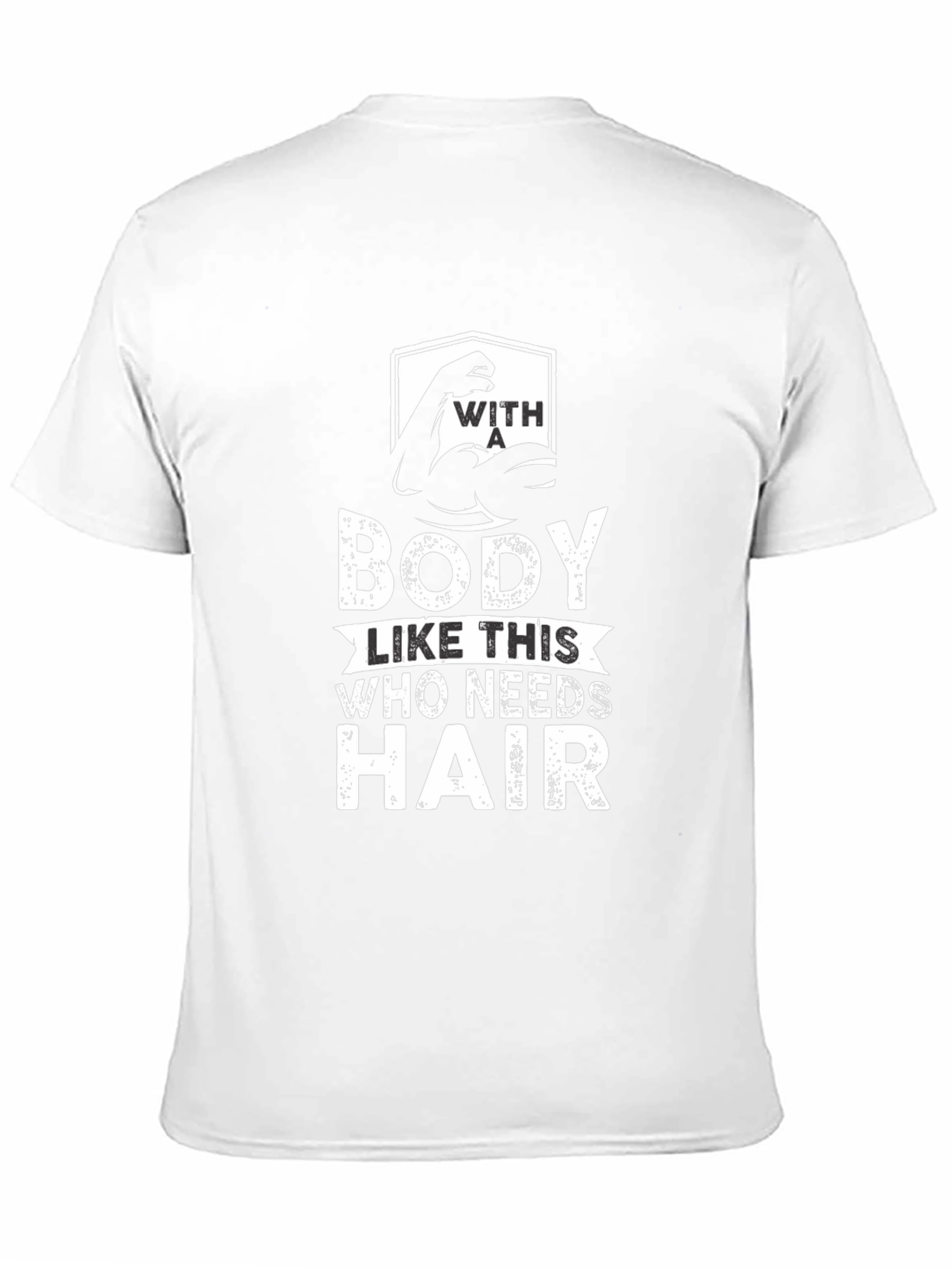 Funny Bald Bodybuilder T-Shirt