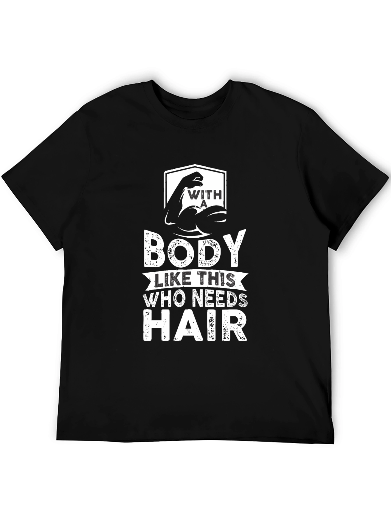 Funny Bald Bodybuilder T-Shirt