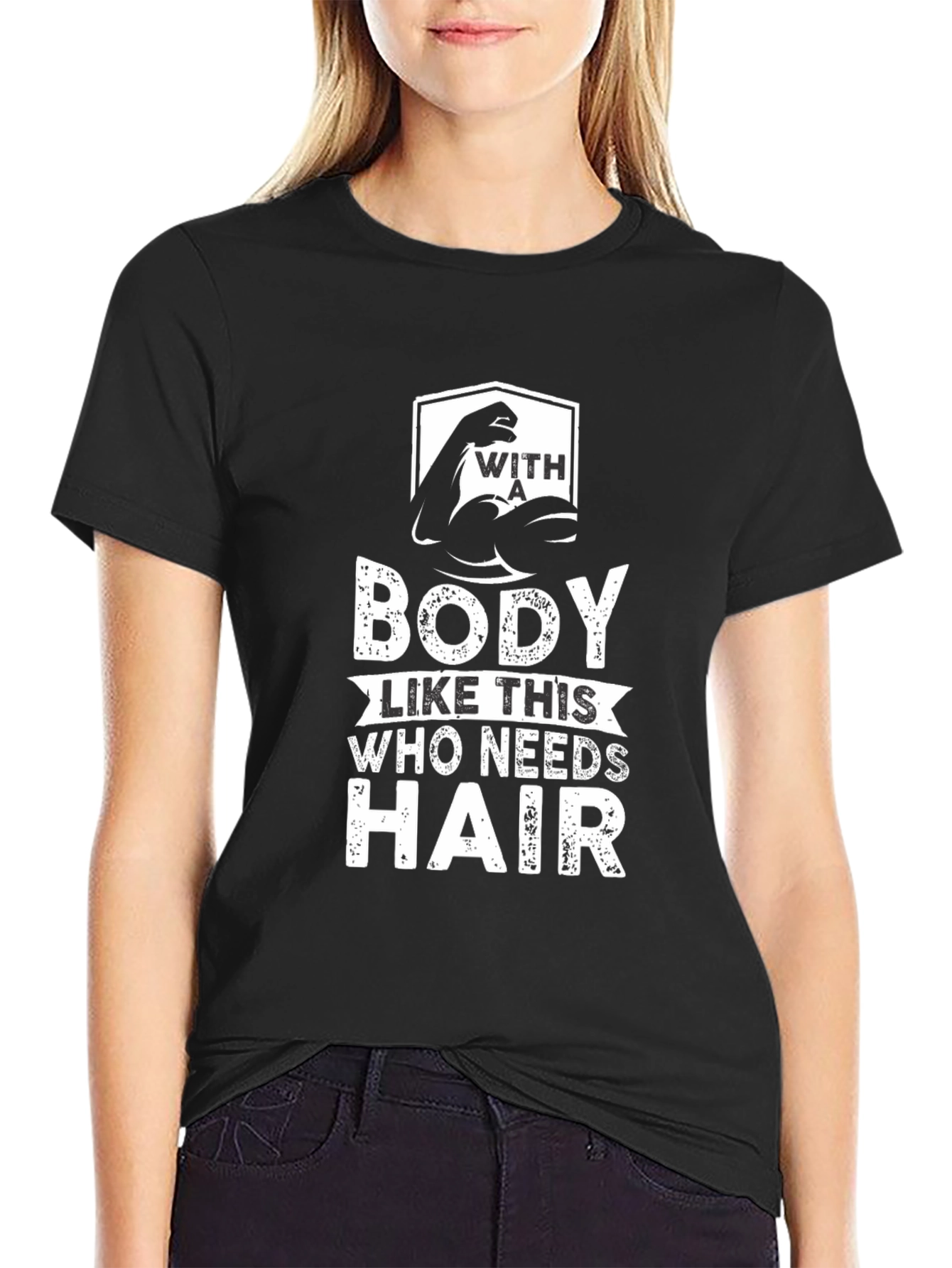 Funny Bald Bodybuilder T-Shirt