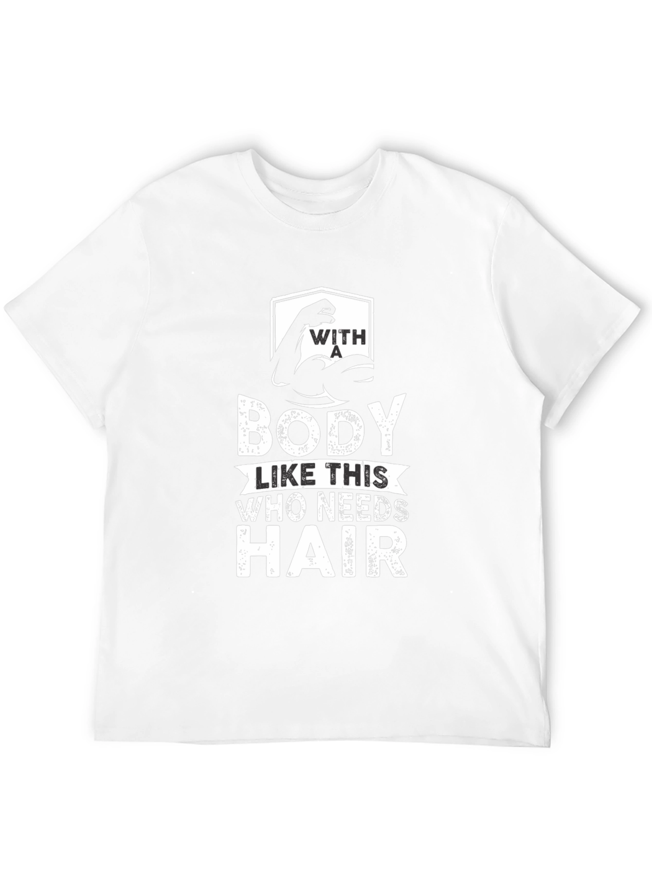 Funny Bald Bodybuilder T-Shirt