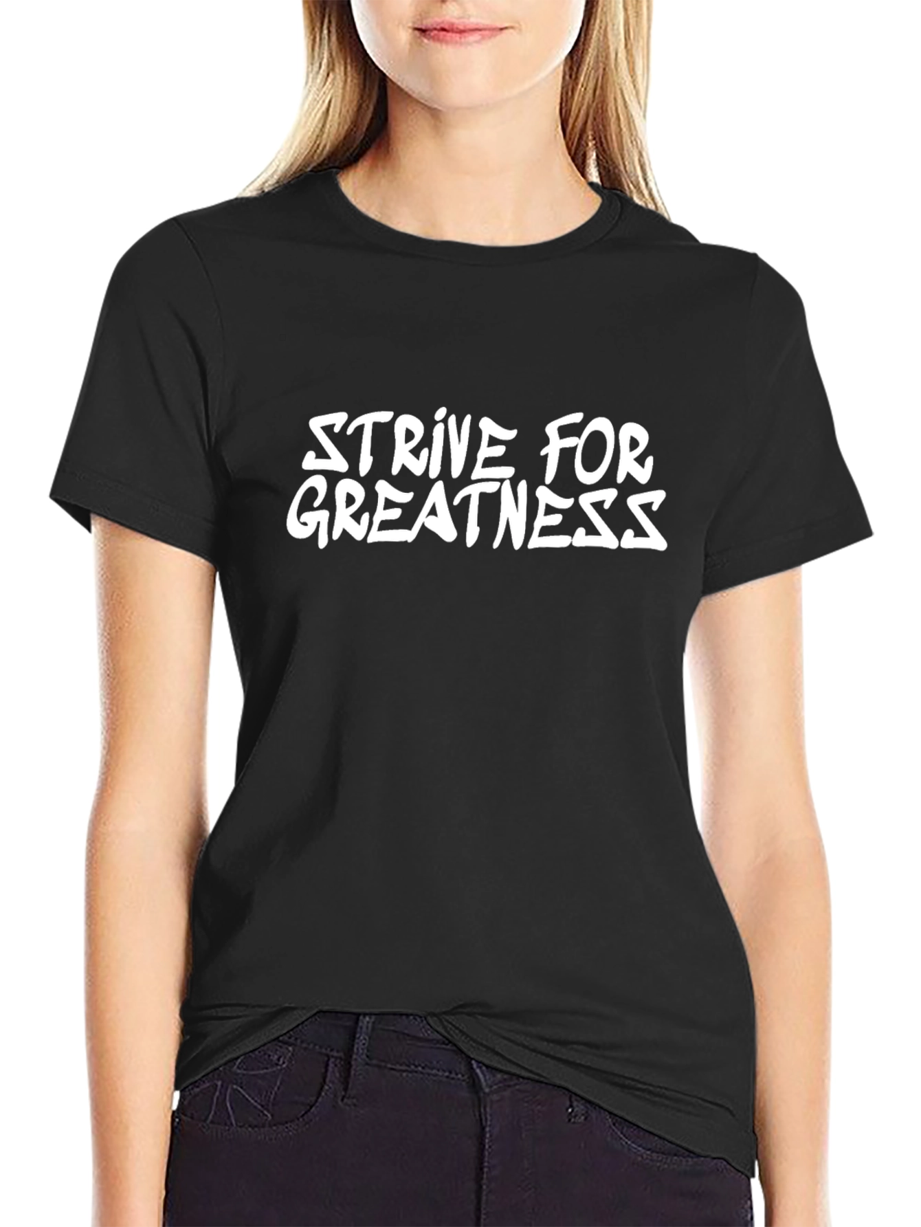 Strive for Greatness Black T-Shirt