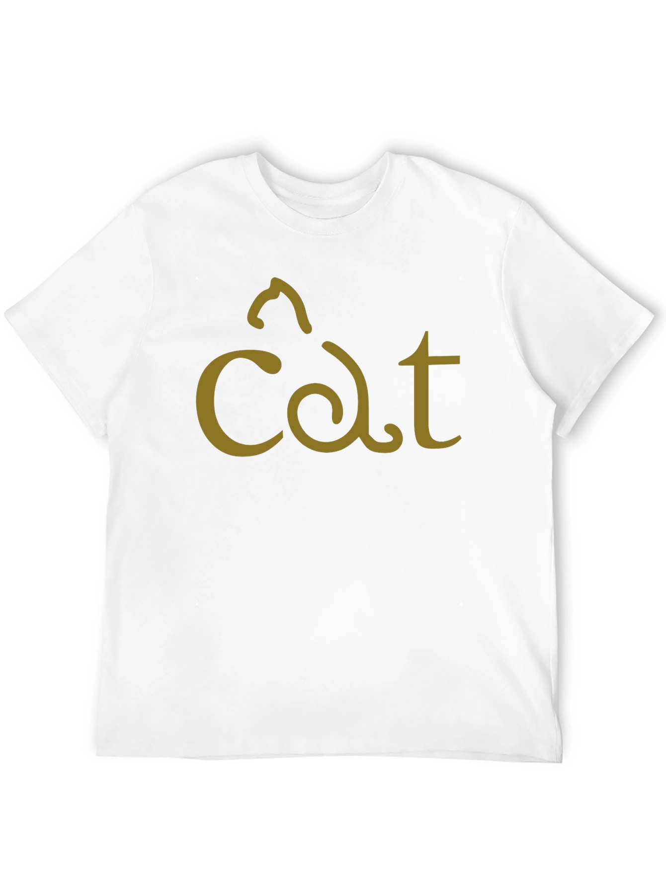 Cat Silhouette T-Shirt - Unique Design