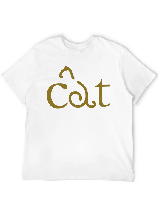 Cat Silhouette T-Shirt - Unique Design