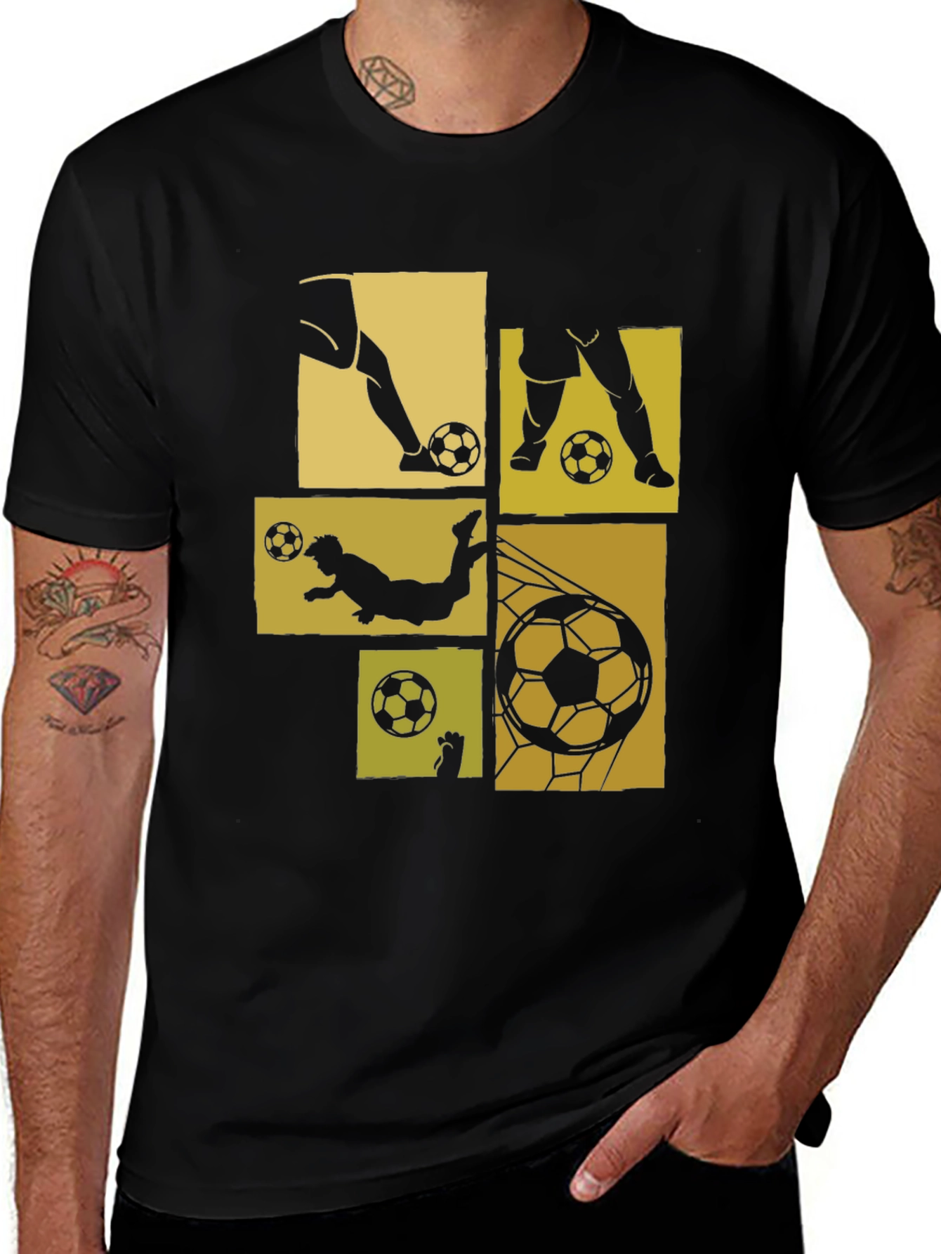 Soccer Graphic Print T-Shirt