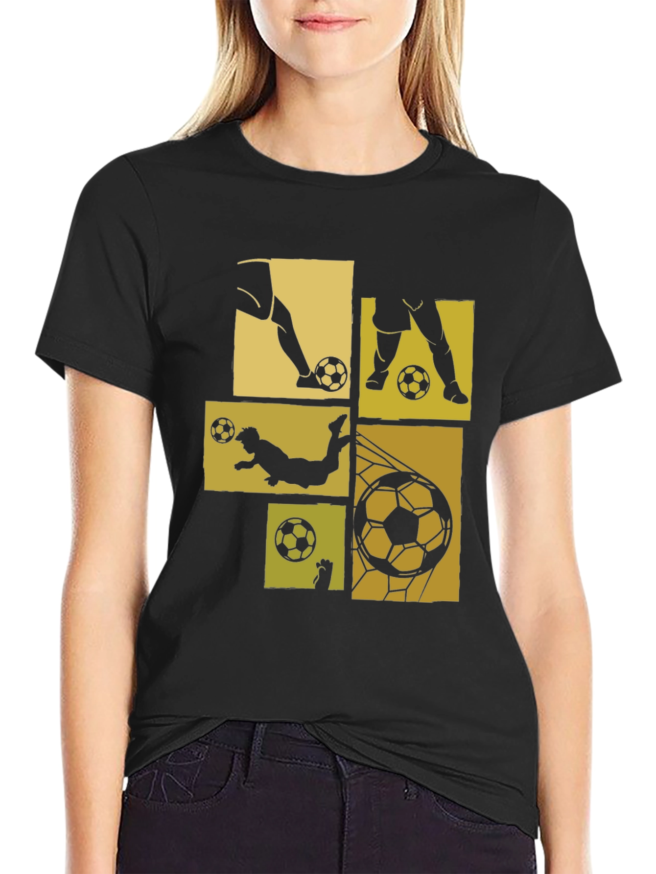 Soccer Graphic Print T-Shirt