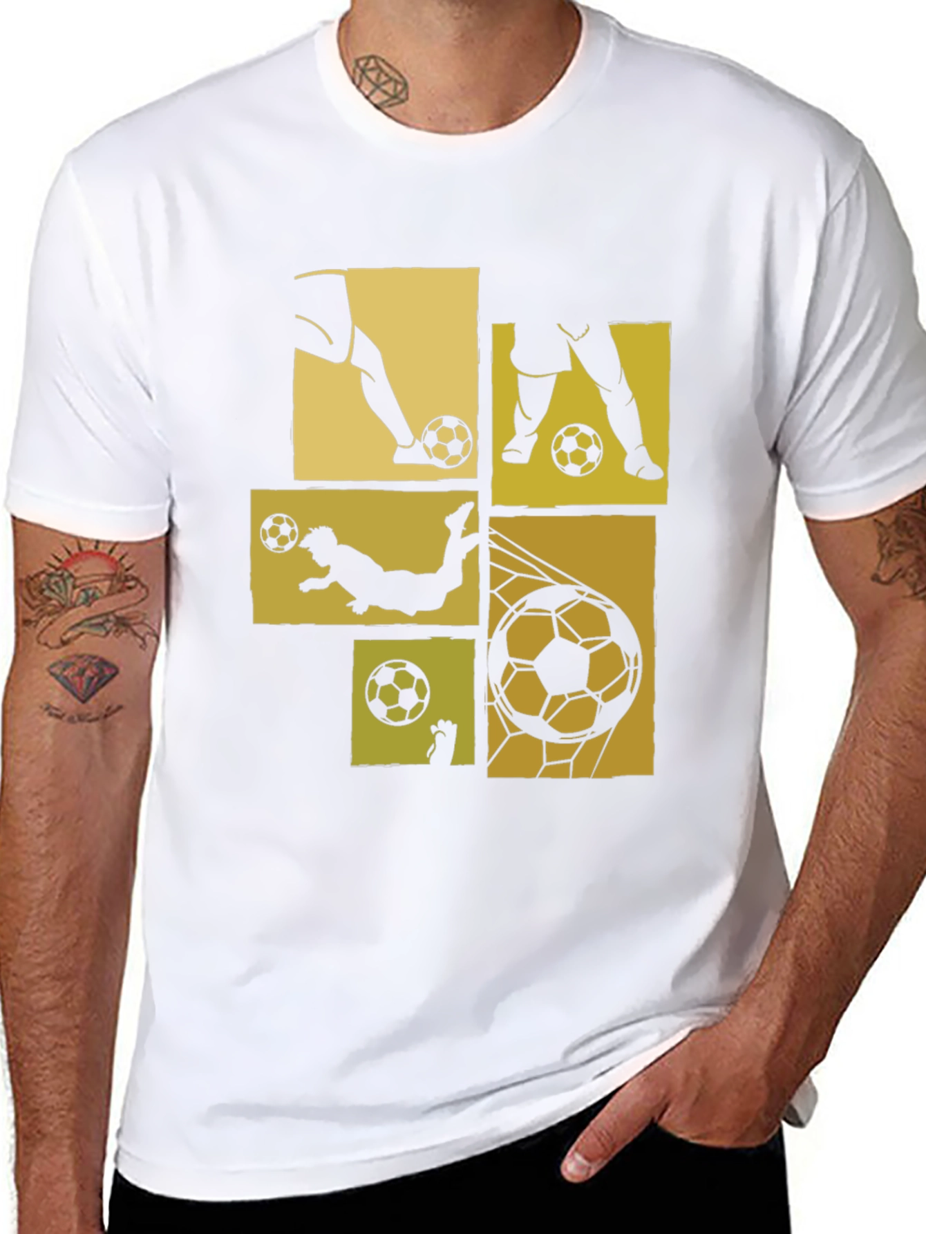 Soccer Graphic Print T-Shirt