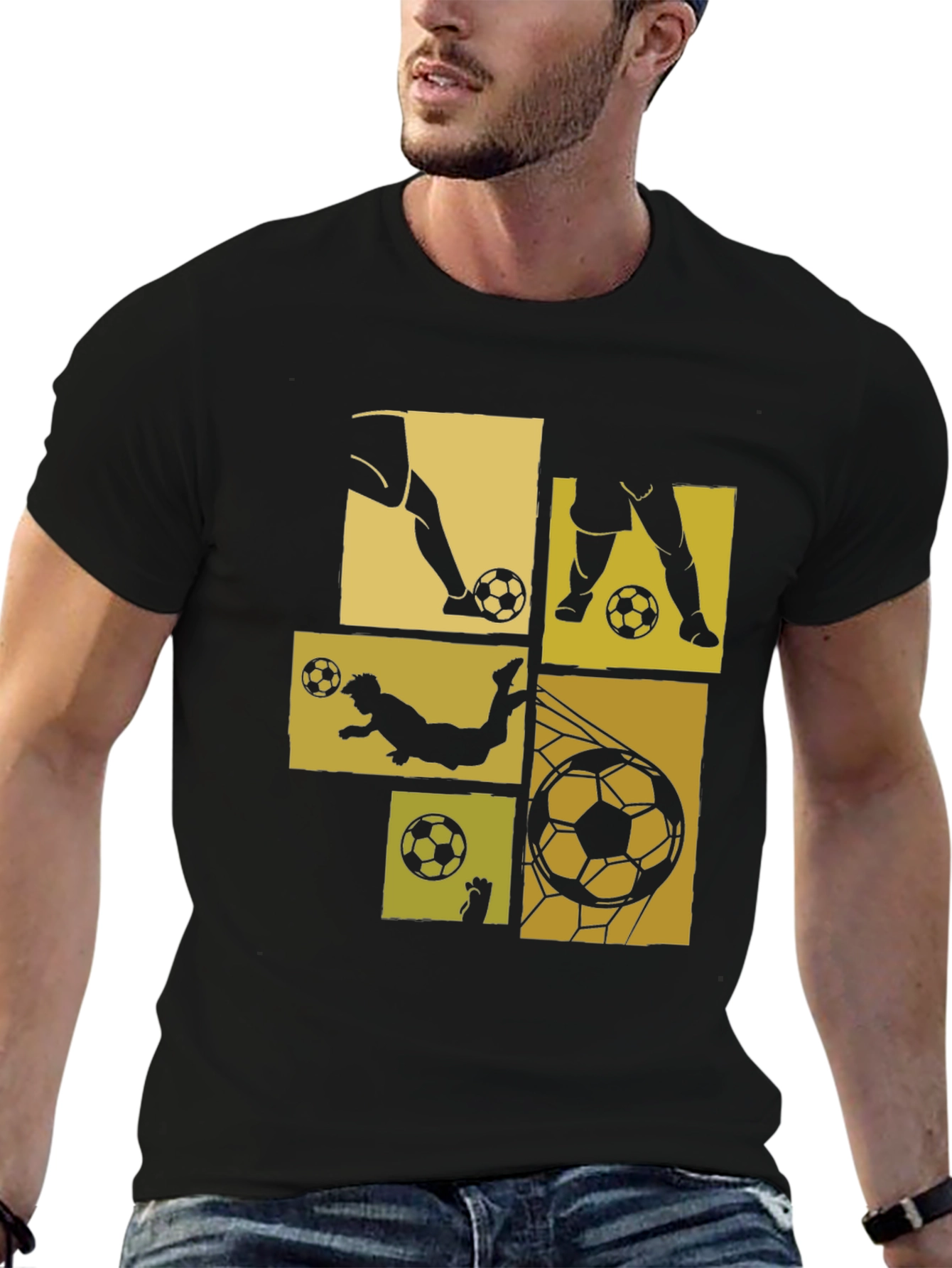 Soccer Graphic Print T-Shirt