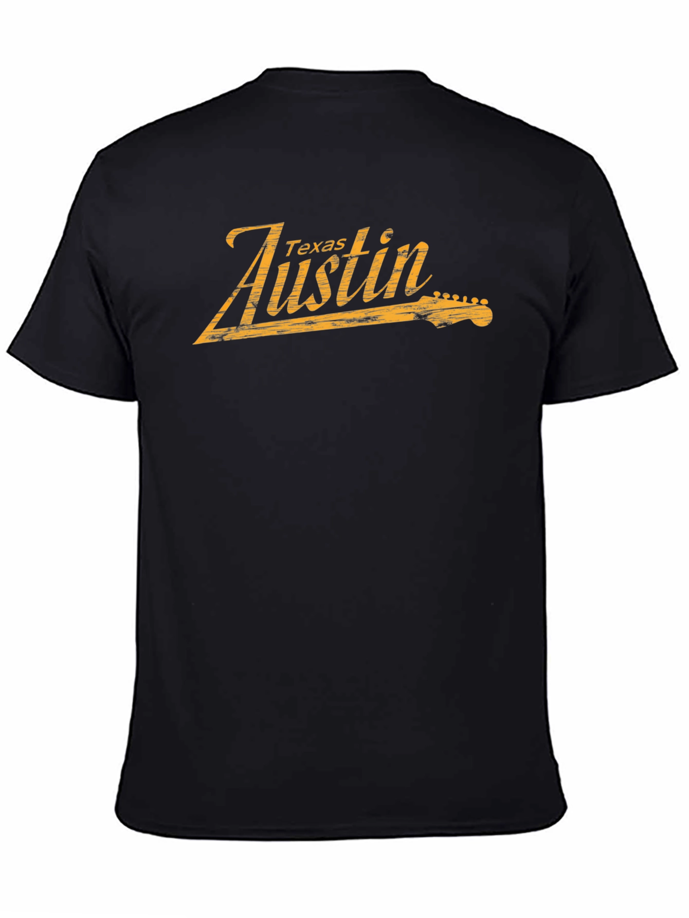 Texas Austin Guitar Graphic T-Shirt
