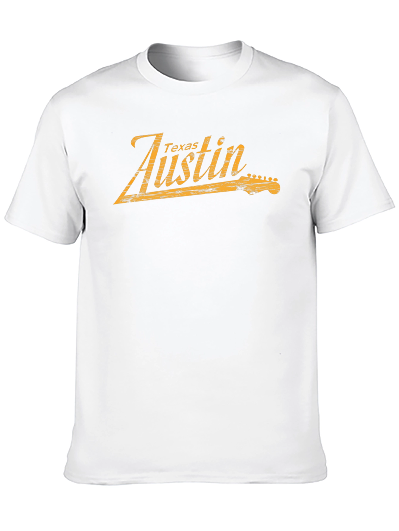 Texas Austin Guitar Graphic T-Shirt