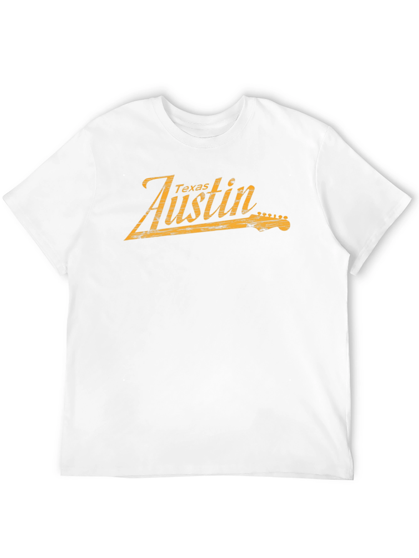 Texas Austin Guitar Graphic T-Shirt