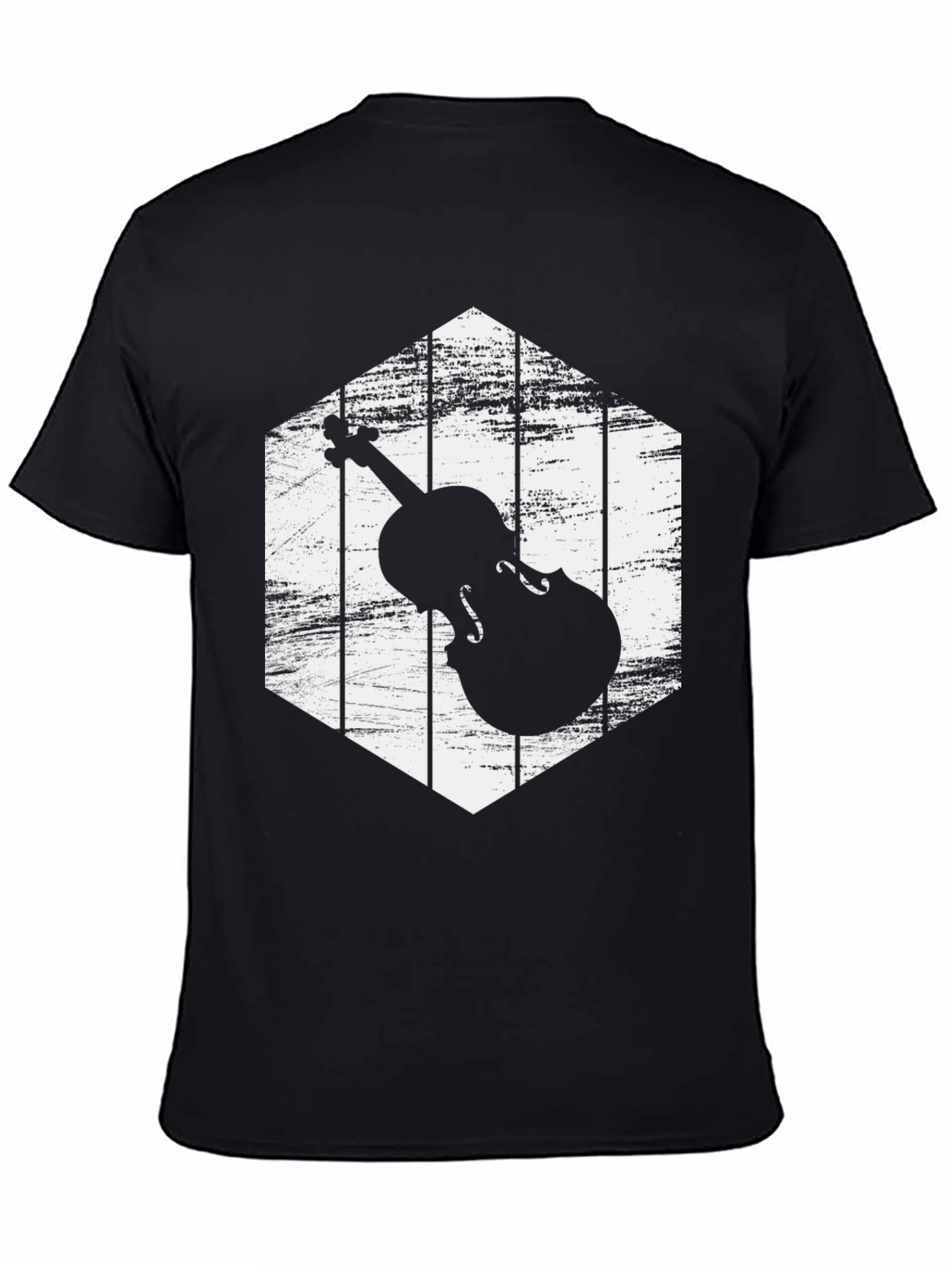 Violin Silhouette Graphic Tee