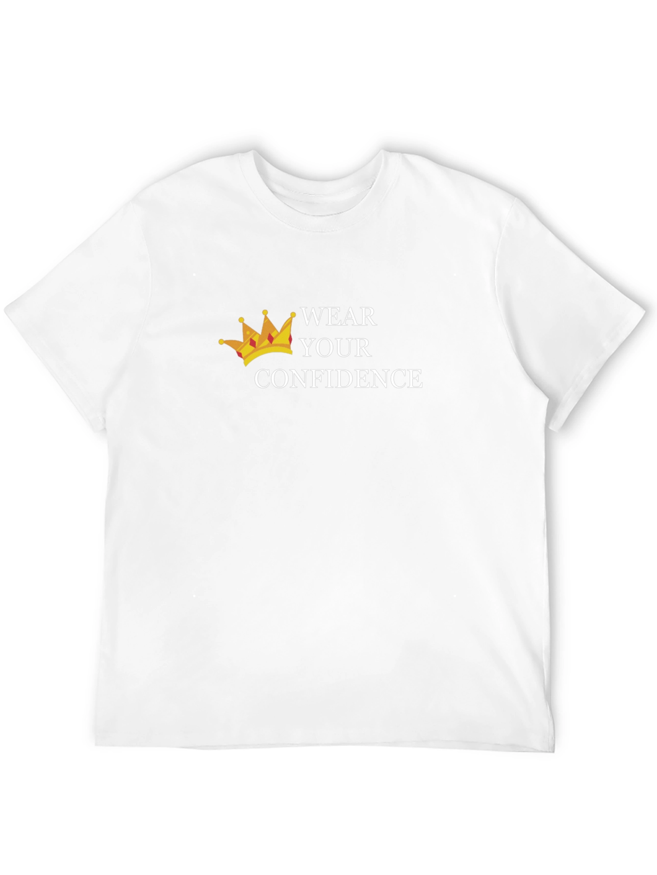 Wear Your Confidence Black Graphic Tee