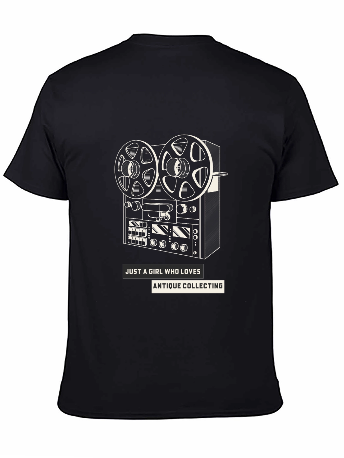 Antique Collecting Reel-to-Reel Graphic Tee