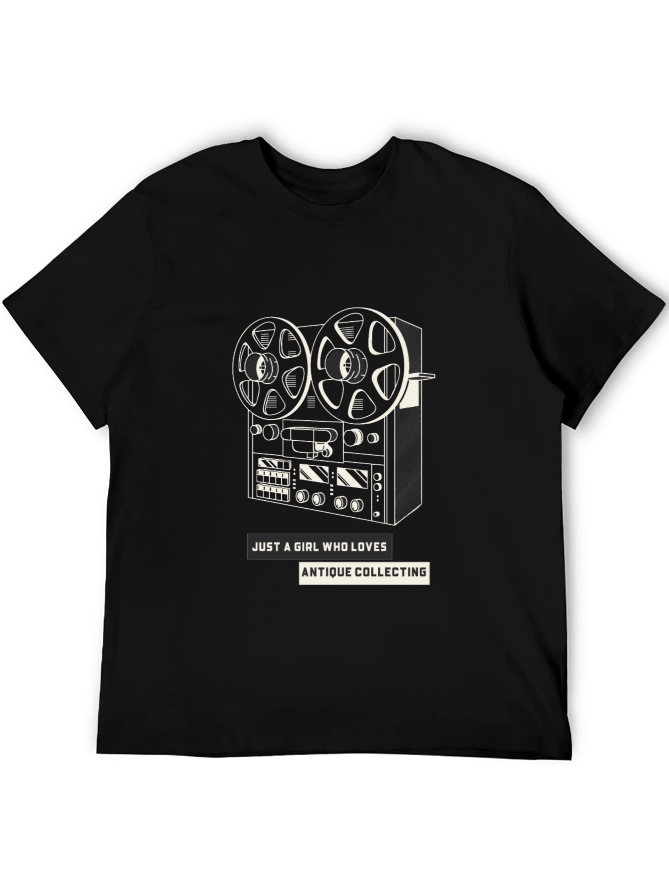 Antique Collecting Reel-to-Reel Graphic Tee