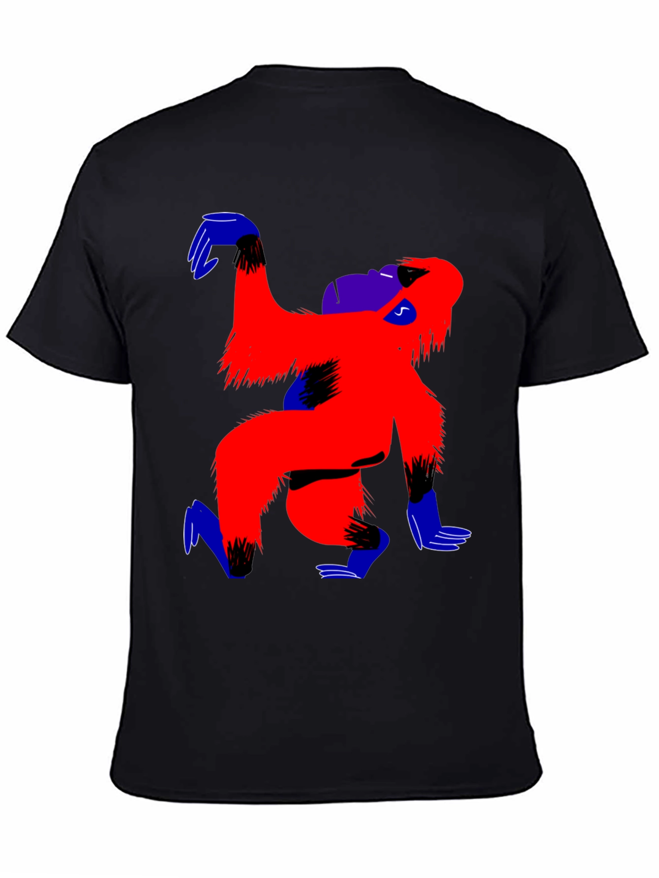 Funky Gorilla Graphic Tee - Cool Artistic Design