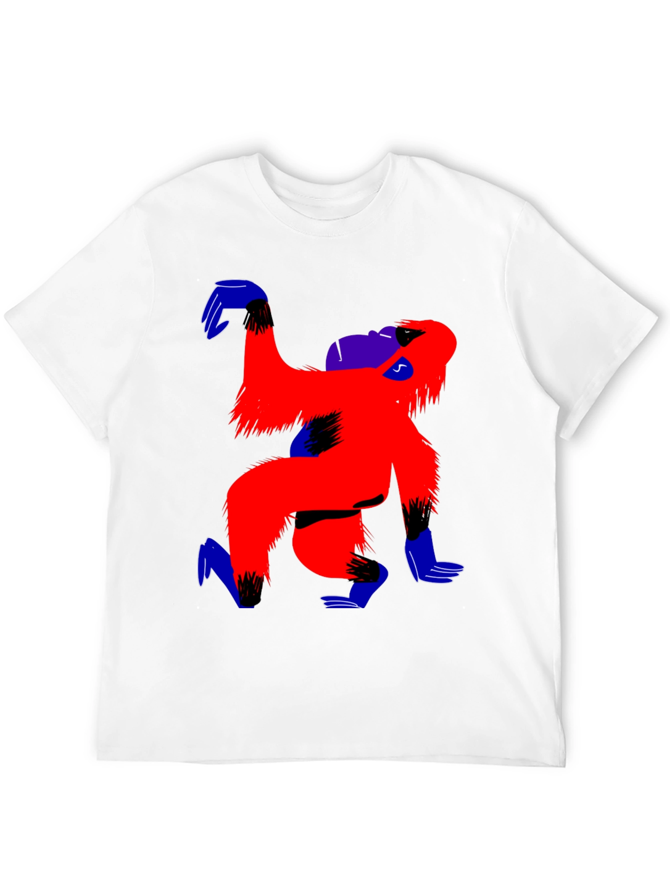 Funky Gorilla Graphic Tee - Cool Artistic Design