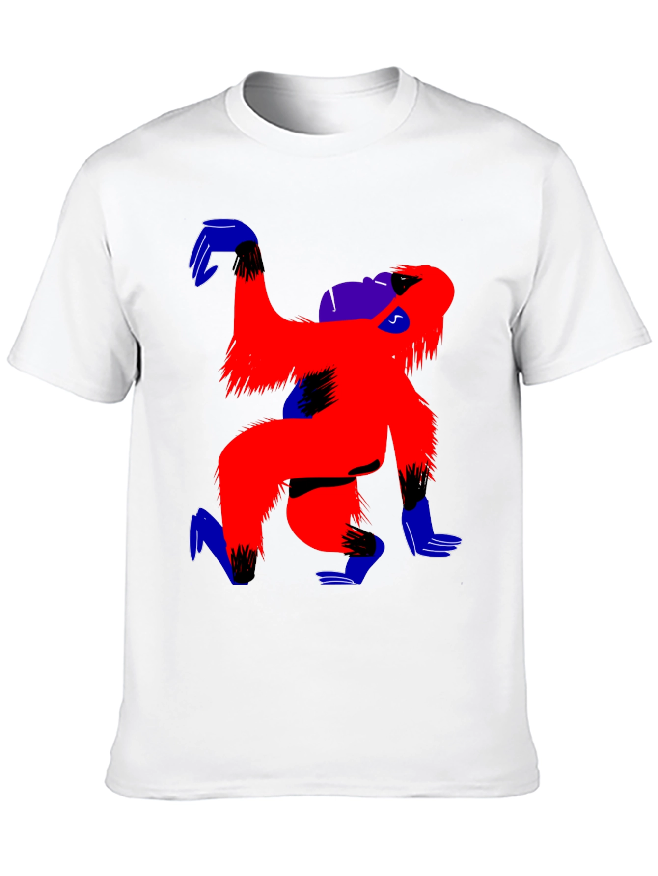 Funky Gorilla Graphic Tee - Cool Artistic Design