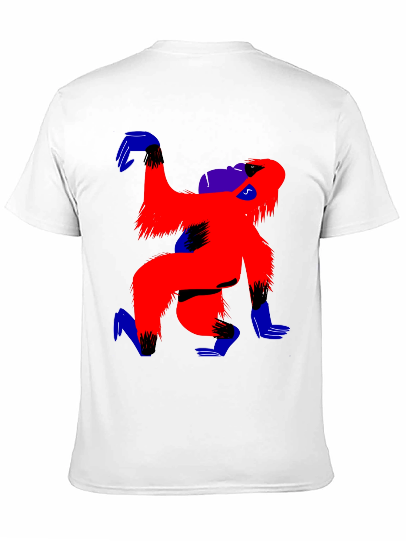 Funky Gorilla Graphic Tee - Cool Artistic Design