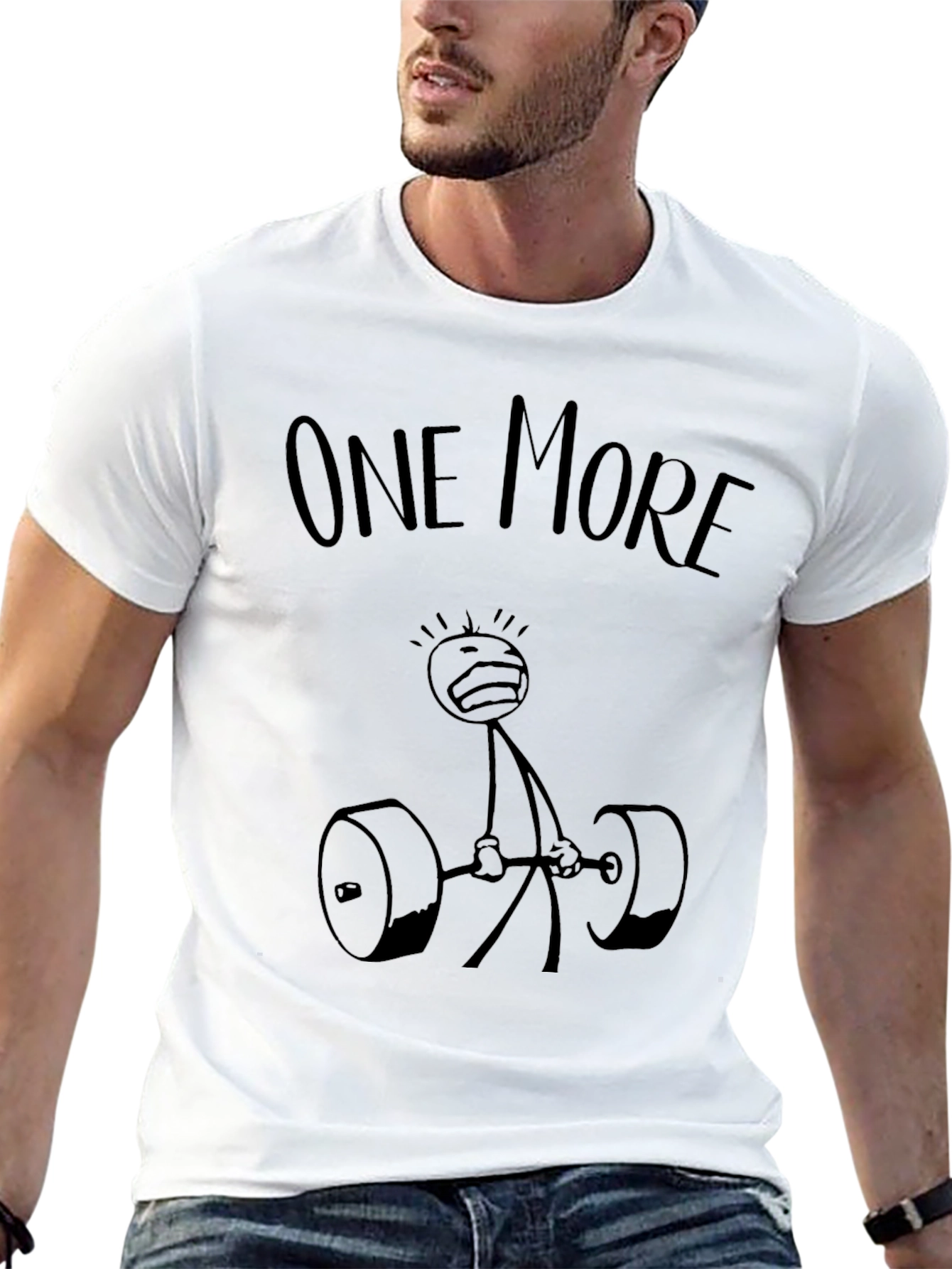 One More Rep Funny Gym Workout T-Shirt