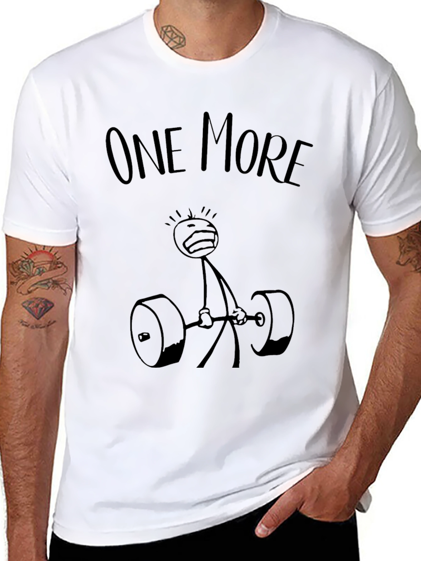 One More Rep Funny Gym Workout T-Shirt