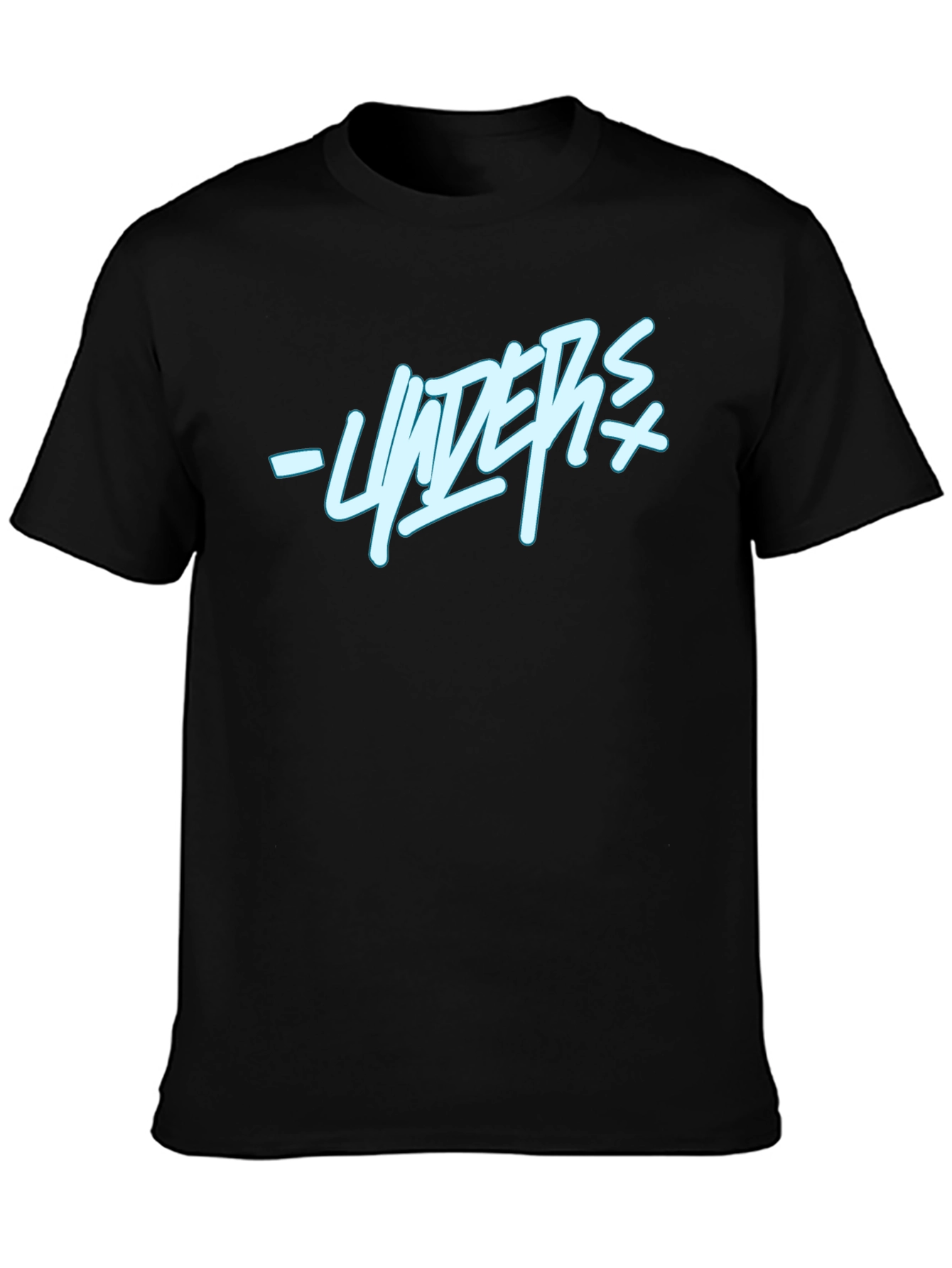 Stylish Black T-Shirt with Graphic Print