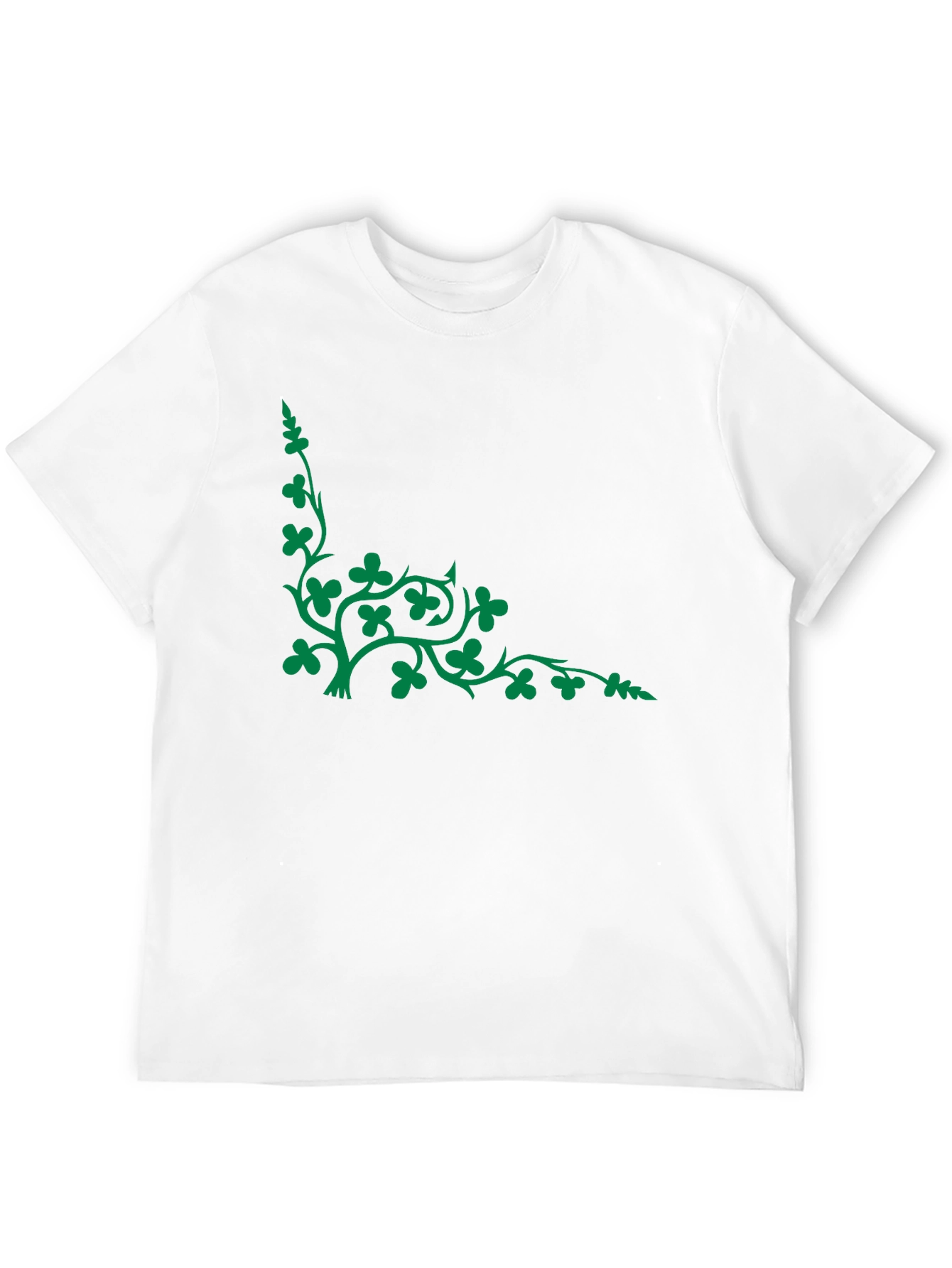 Shamrock Vine Graphic Tee - Black