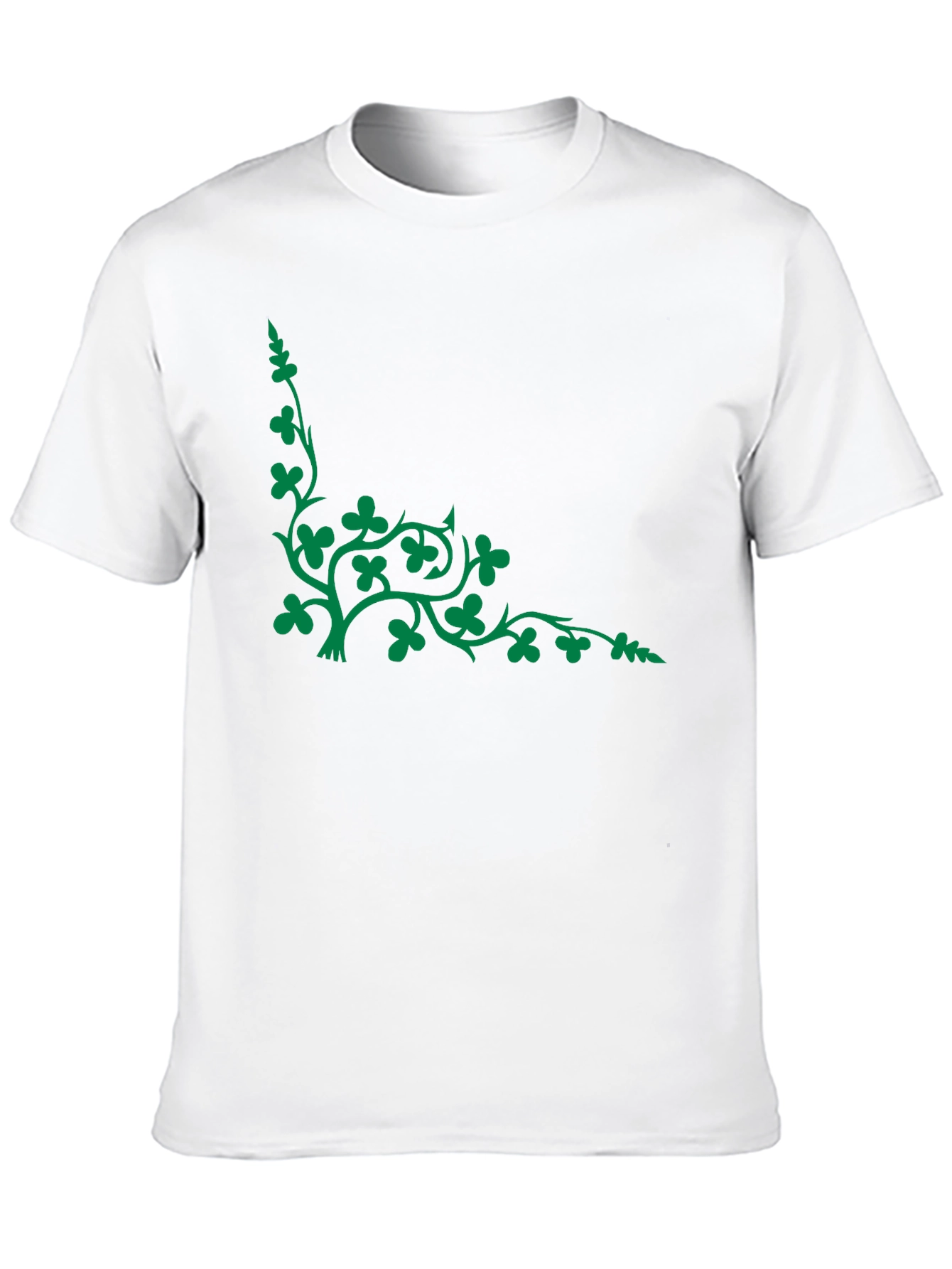 Shamrock Vine Graphic Tee - Black