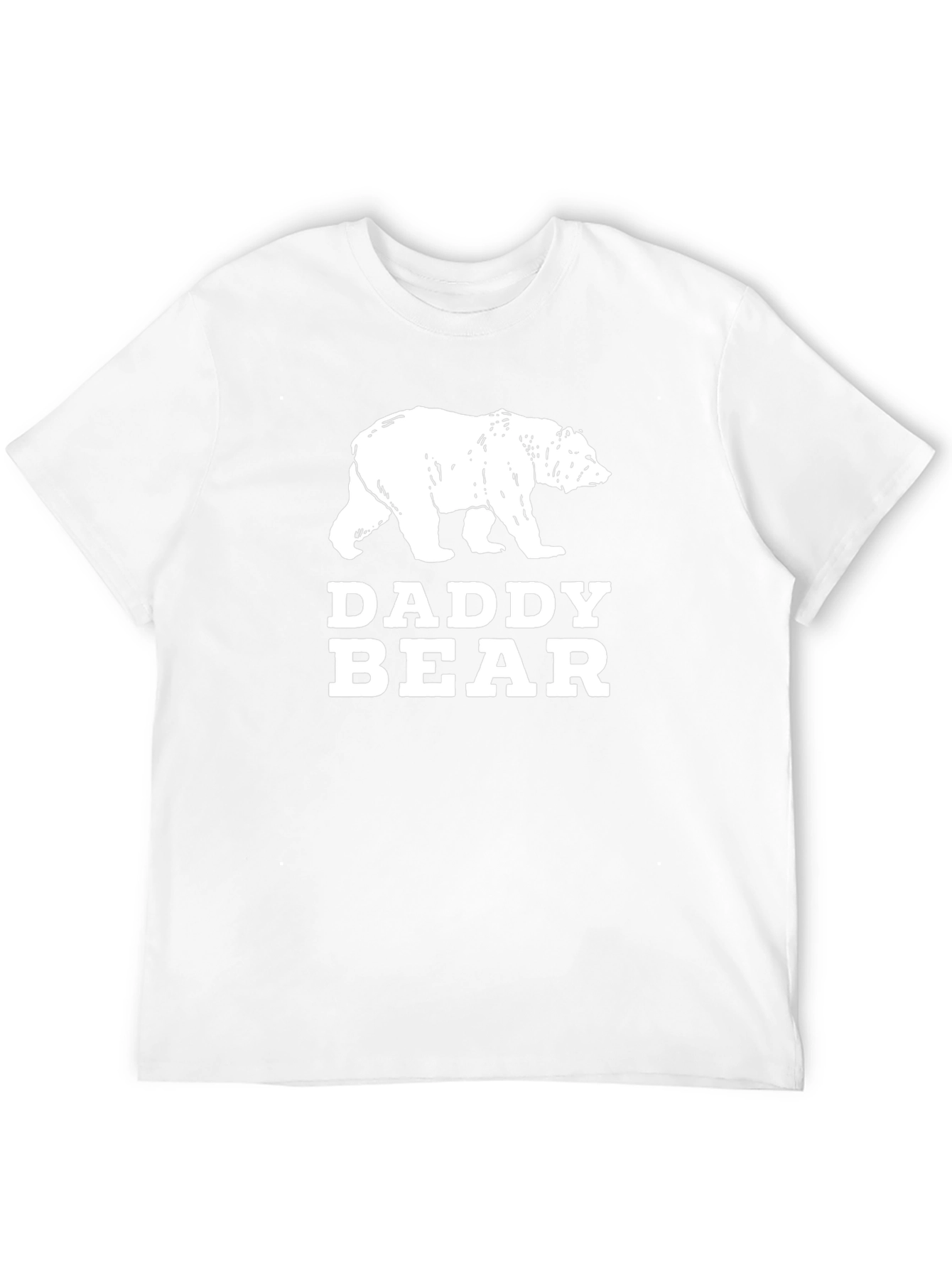 Daddy Bear Graphic Tee - Black Cotton T-Shirt