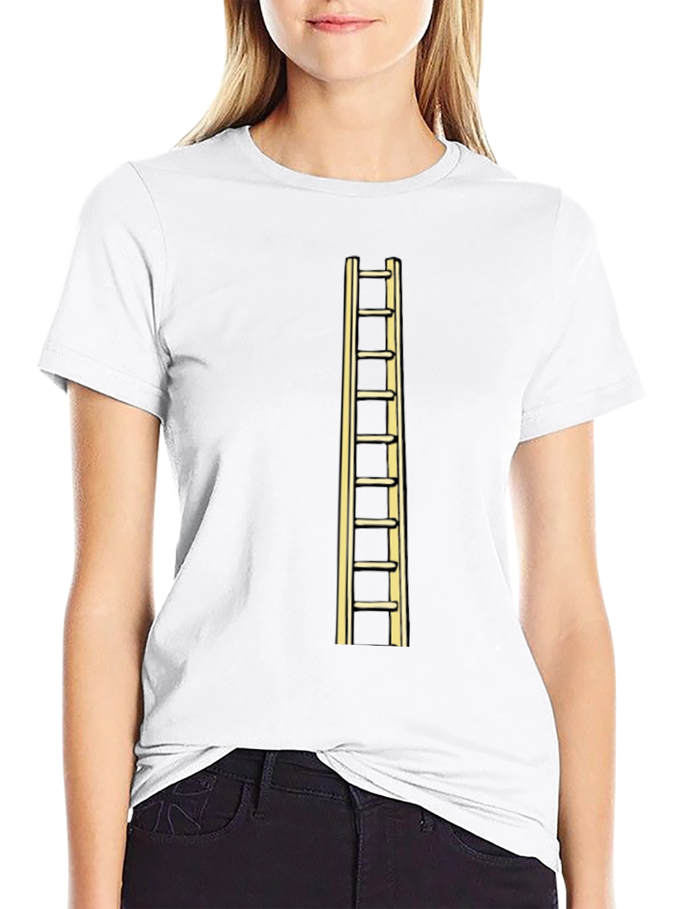 Ladder Graphic Tee - Climb to Style!
