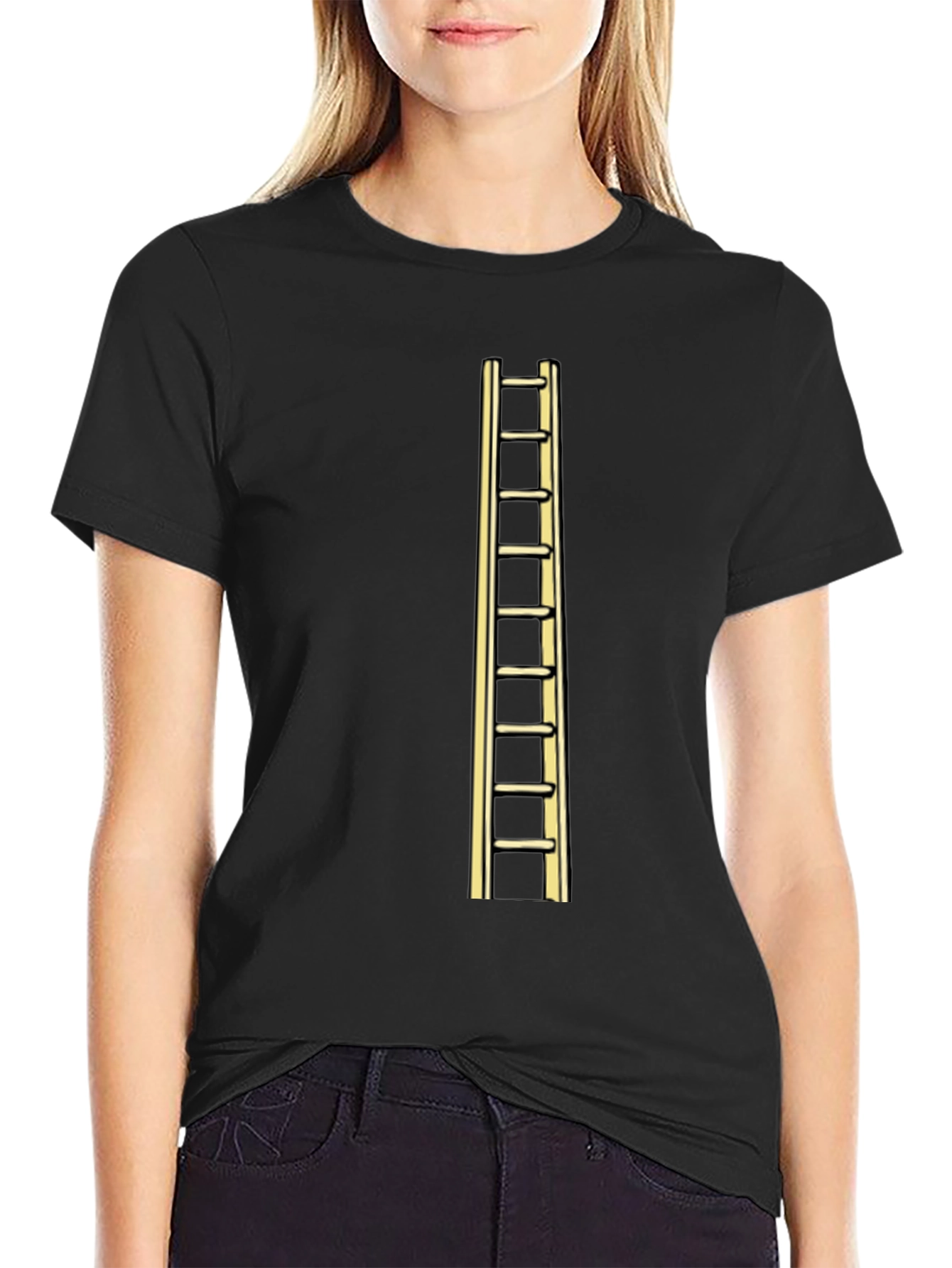 Ladder Graphic Tee - Climb to Style!
