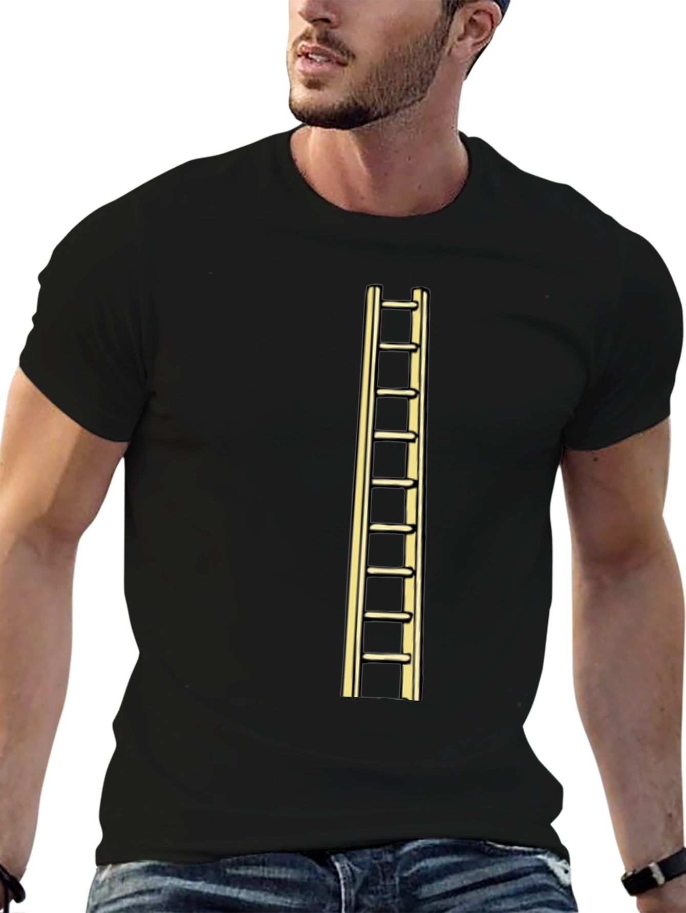 Ladder Graphic Tee - Climb to Style!