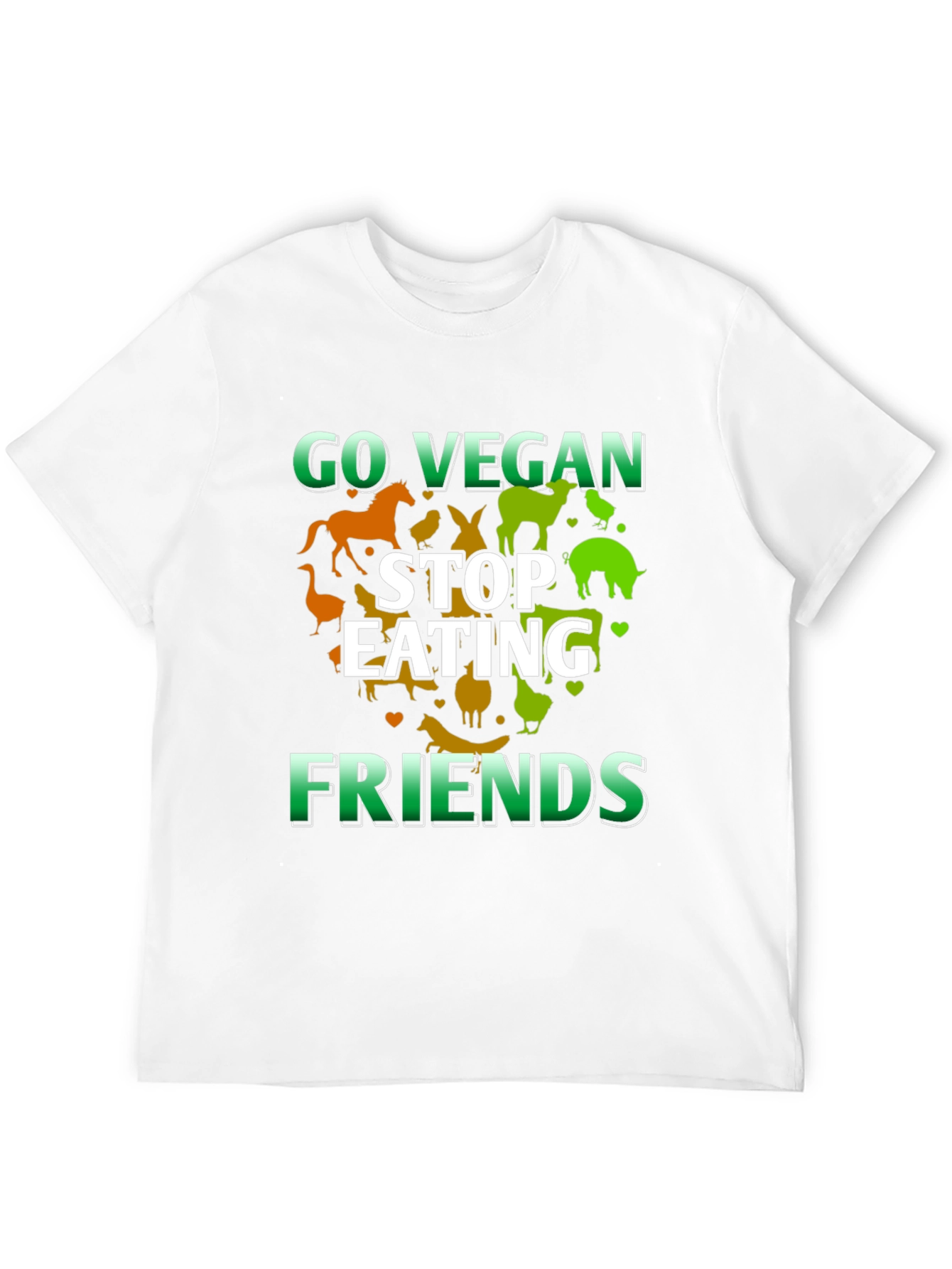 Go Vegan Stop Eating Friends T-Shirt