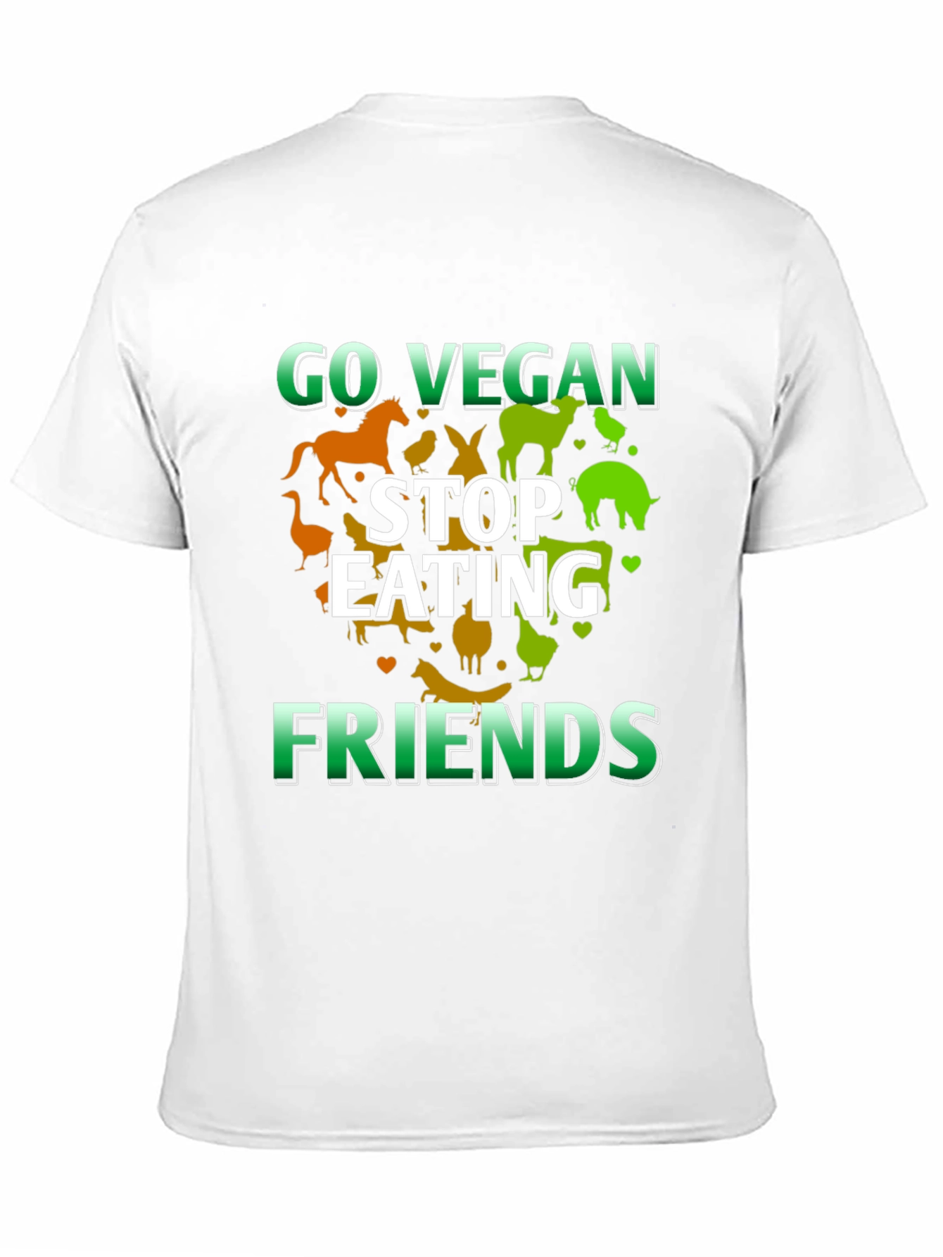 Go Vegan Stop Eating Friends T-Shirt