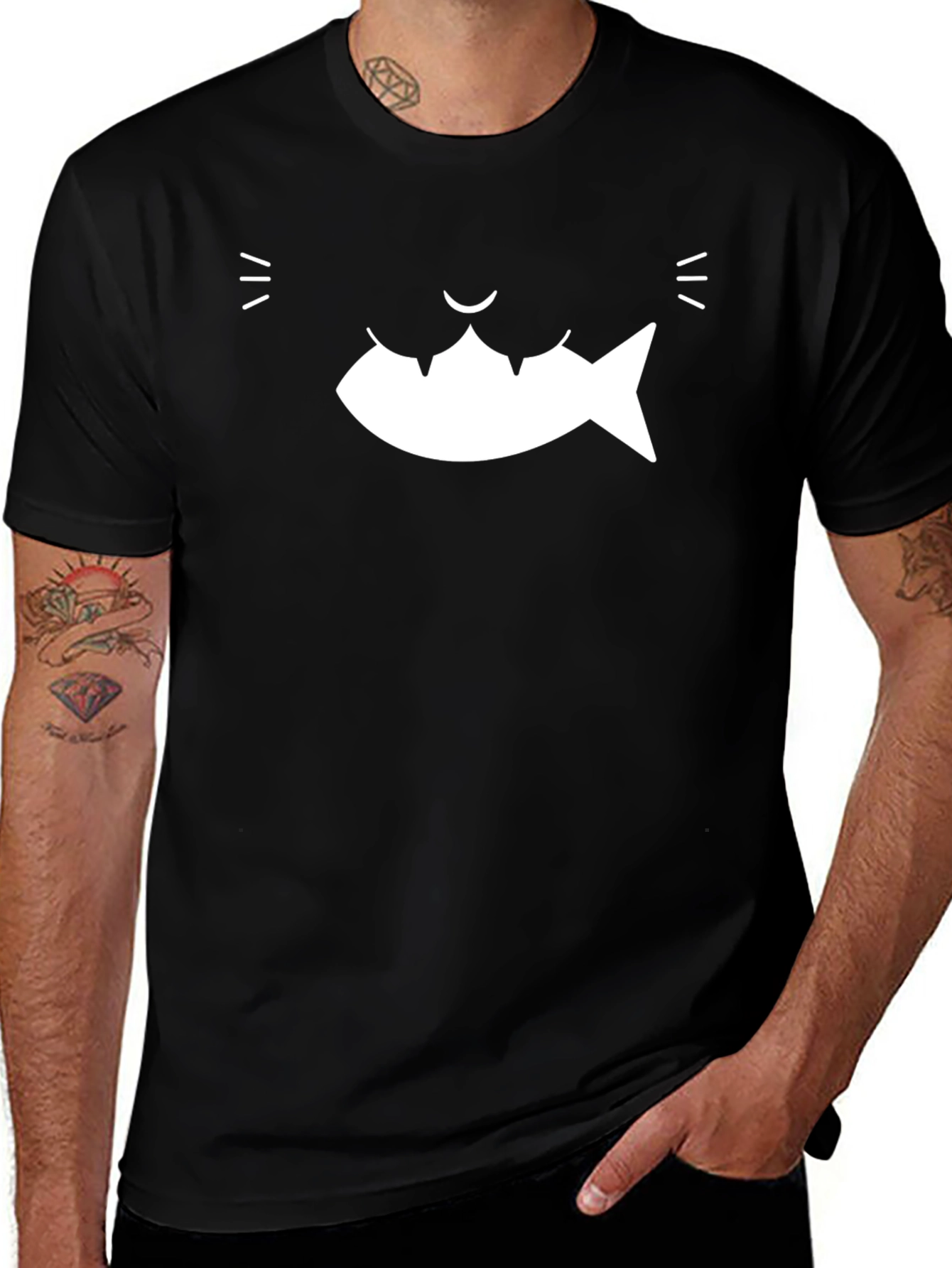 Funny Cat Fish T-Shirt