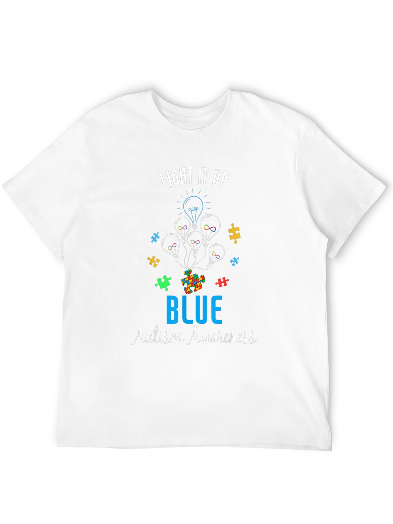 Autism Awareness Light It Up Blue T-Shirt