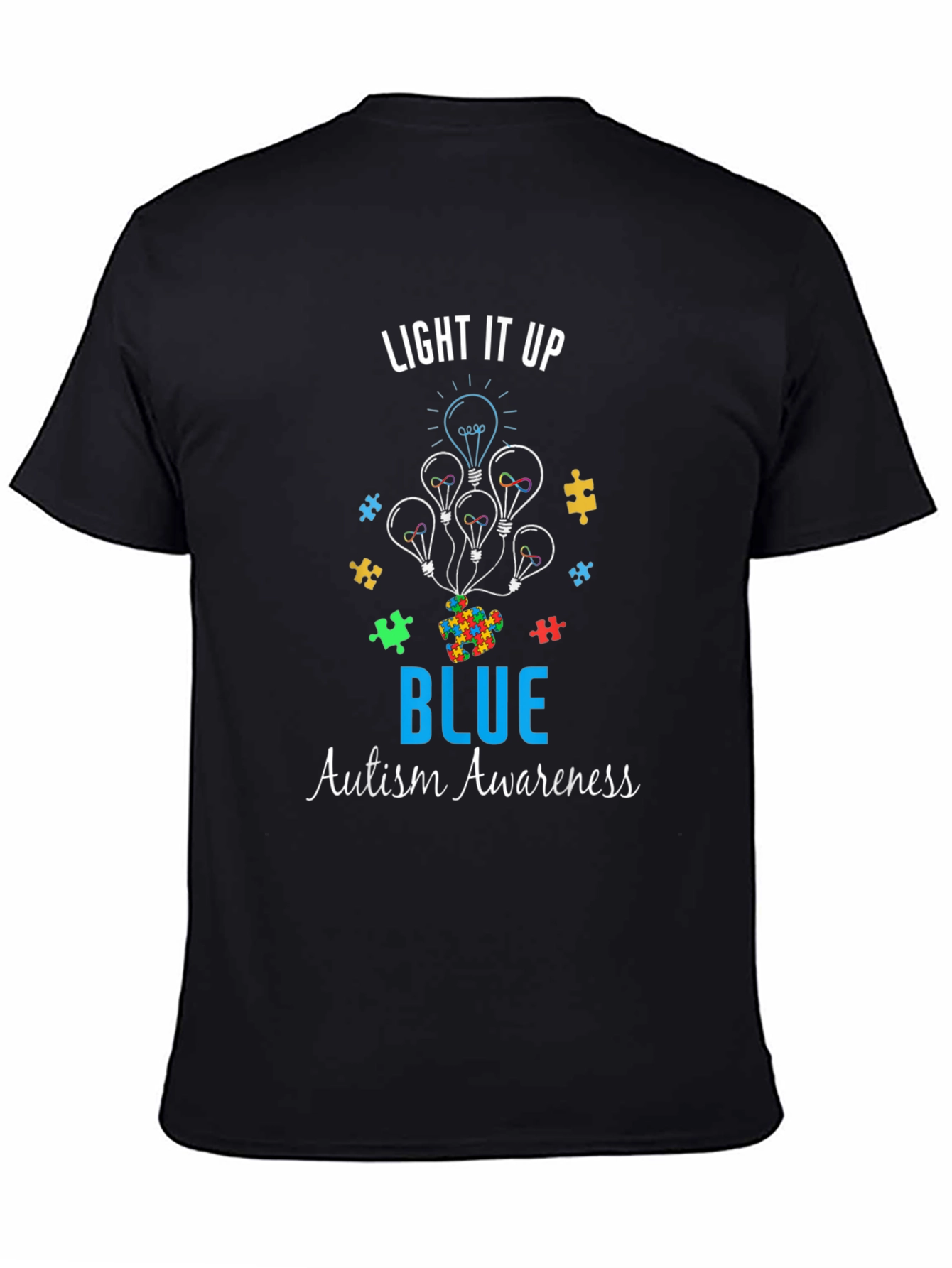 Autism Awareness Light It Up Blue T-Shirt