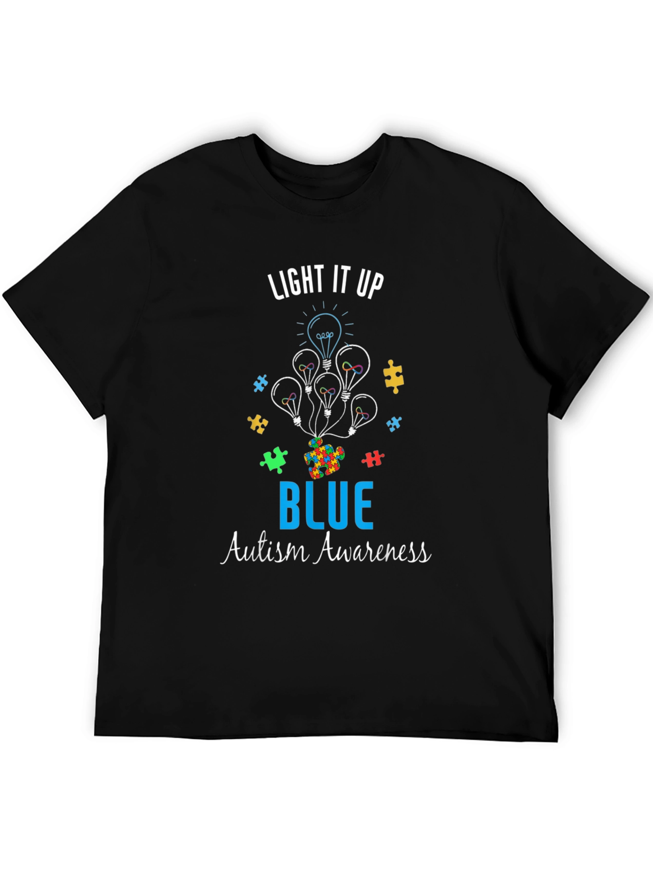 Autism Awareness Light It Up Blue T-Shirt