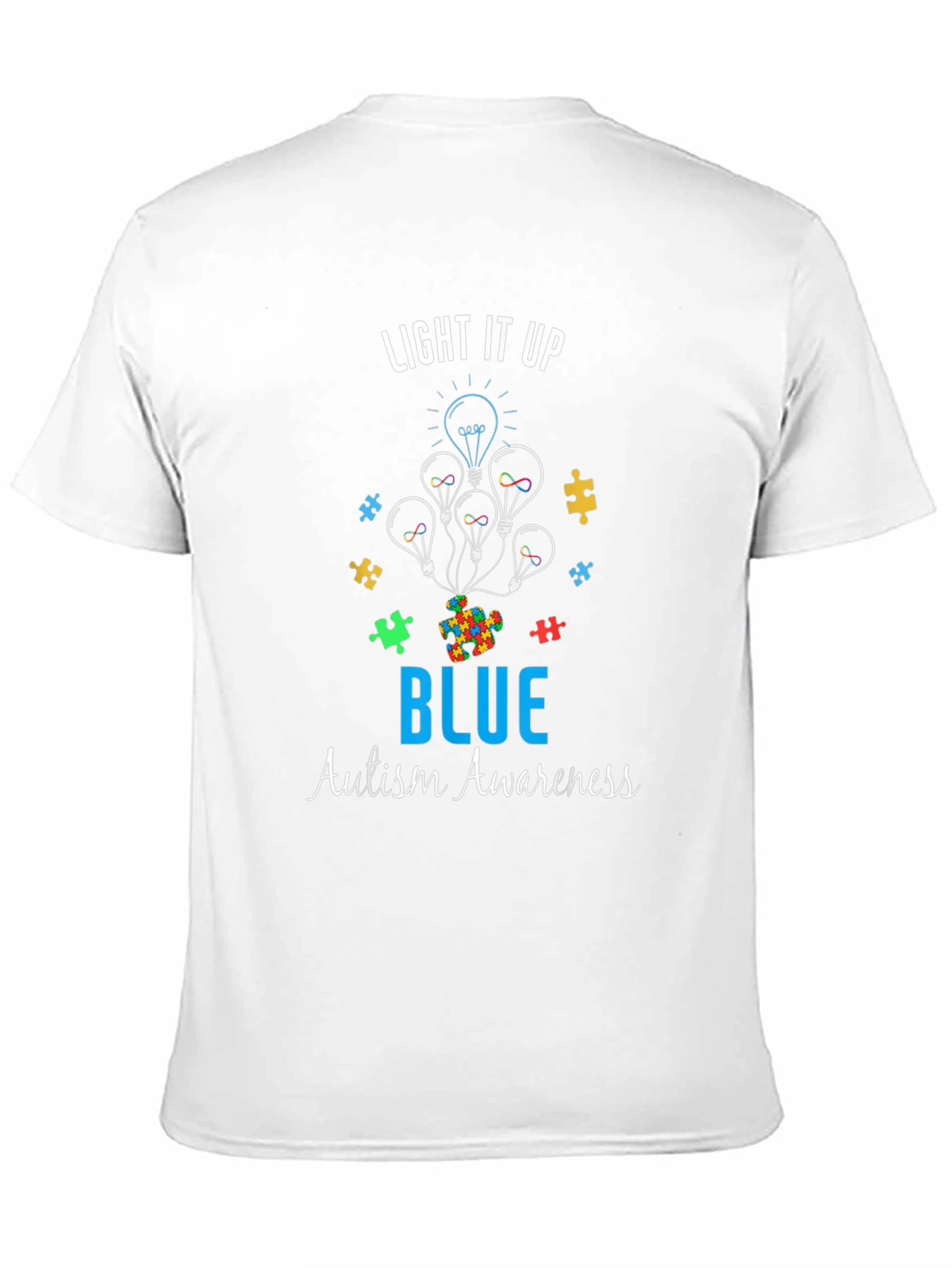 Autism Awareness Light It Up Blue T-Shirt